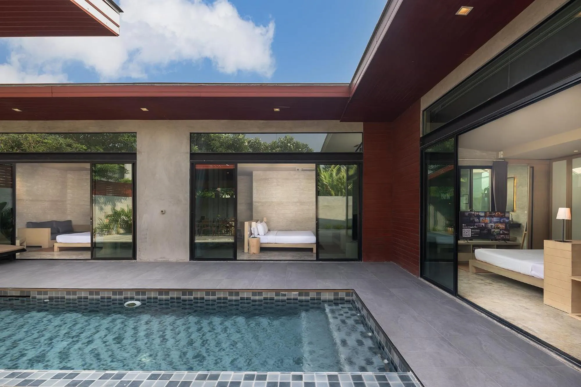 Pool view in Sunday Sea Two Pool Villa Pattaya