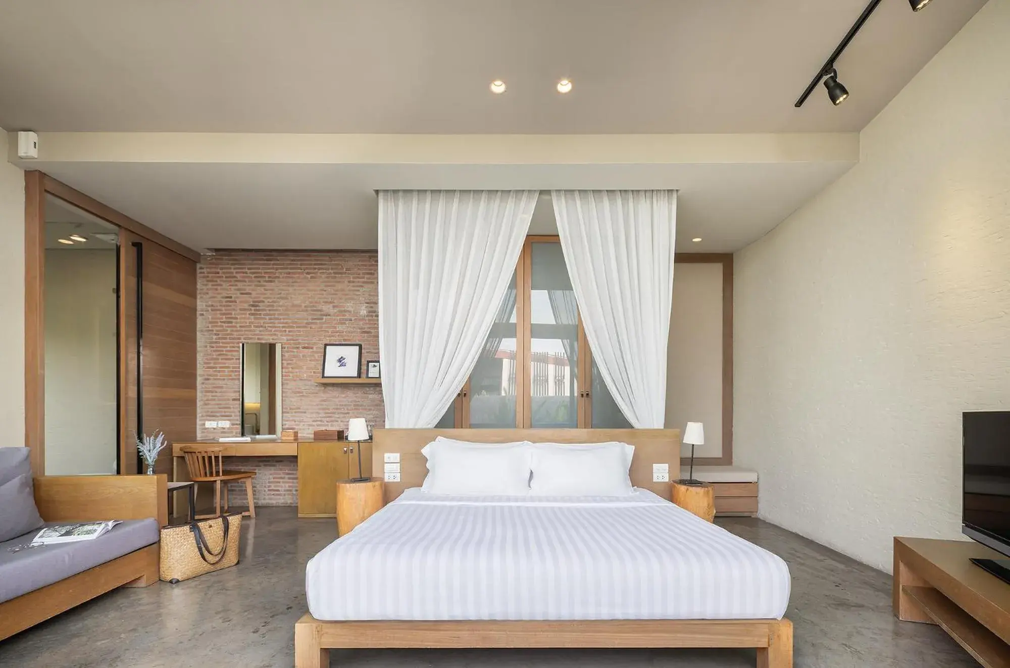 Bed in Sunday Sea Two Pool Villa Pattaya Bed in Sunday Sea Two Pool Villa Pattaya