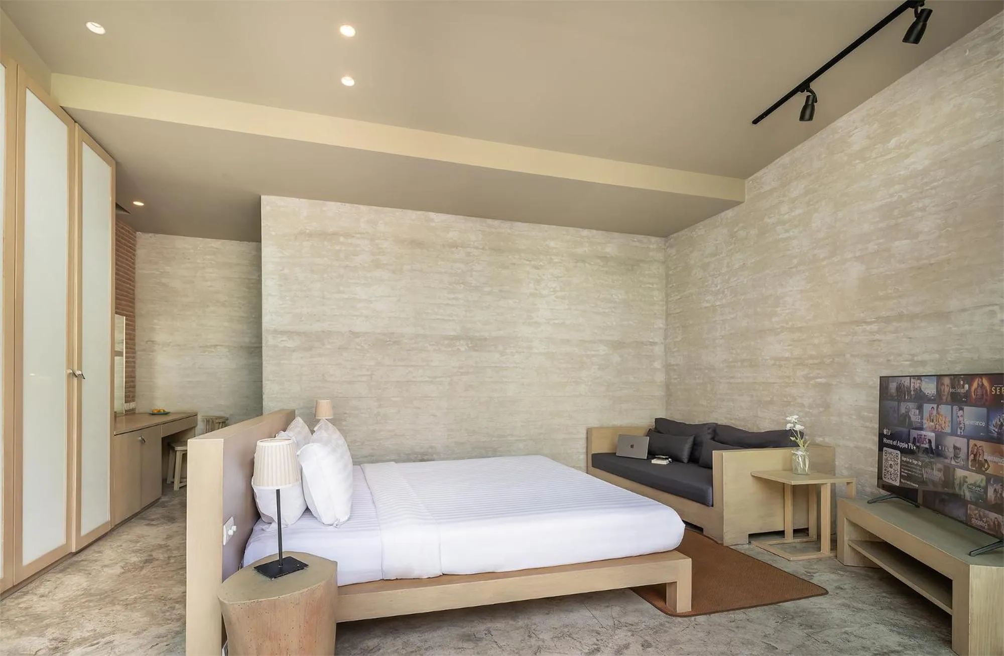 Bed in Sunday Sea Two Pool Villa Pattaya