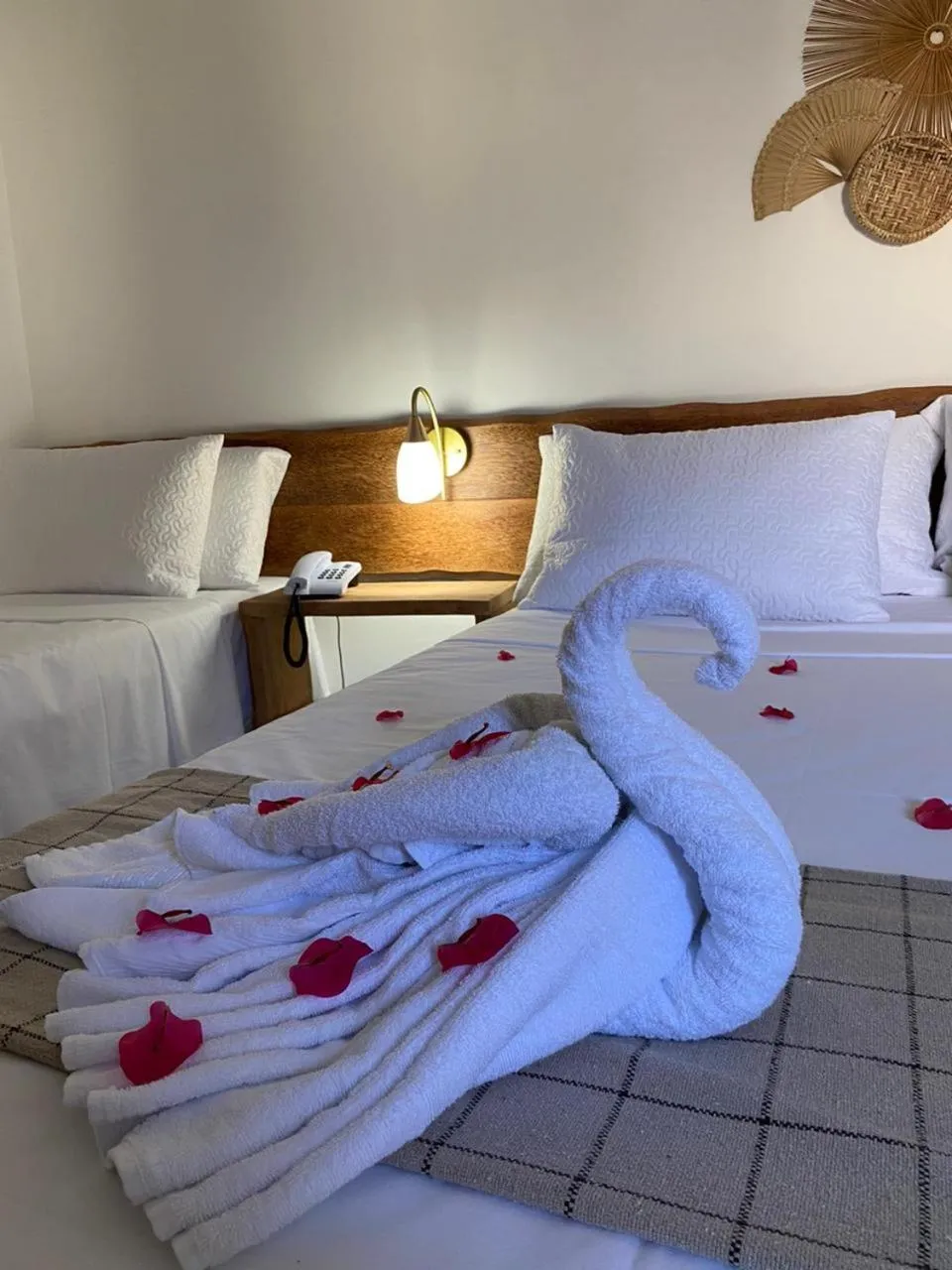 Bed in Pousada Corais do Bitingui