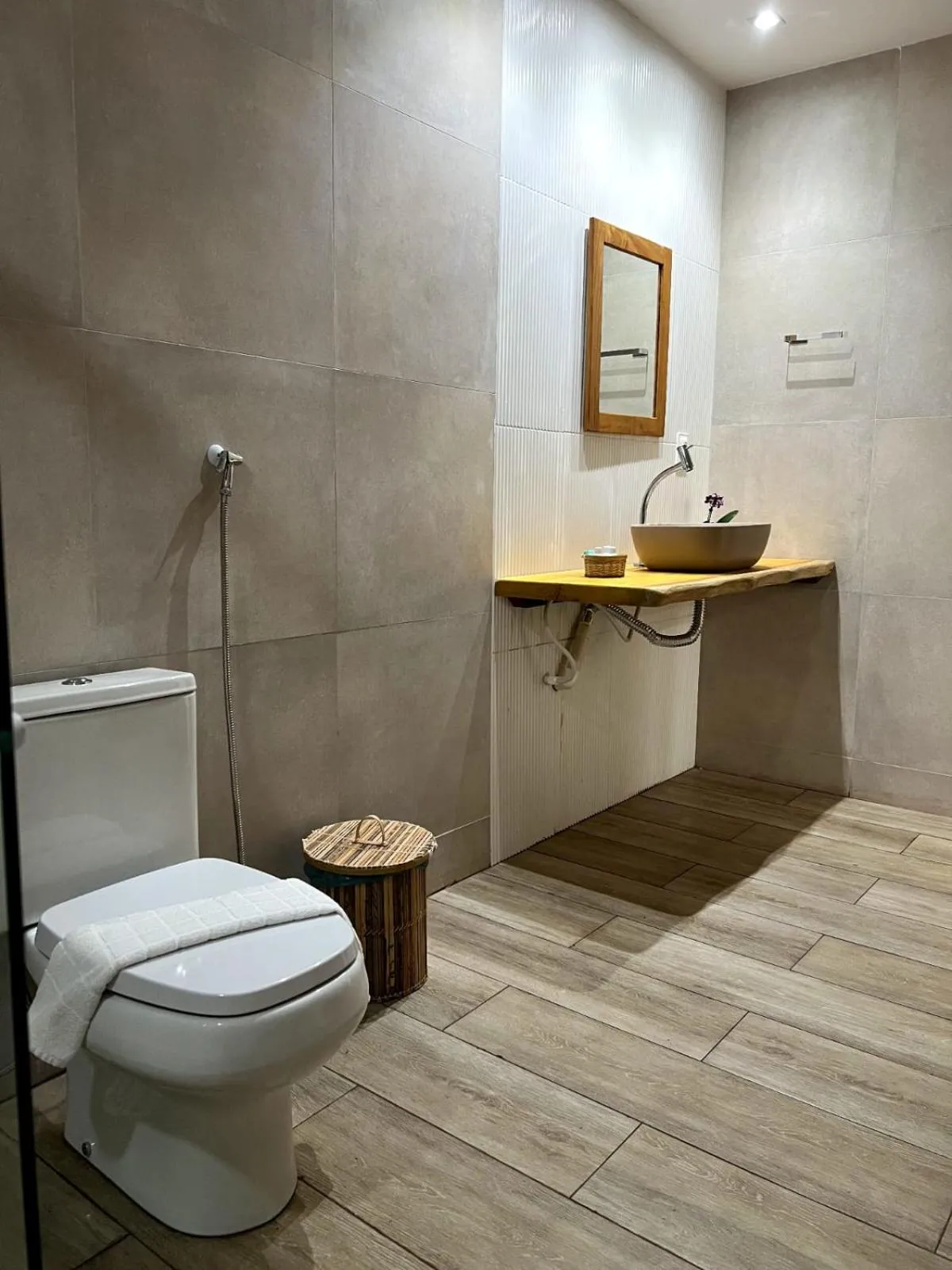 Bathroom in Pousada Corais do Bitingui