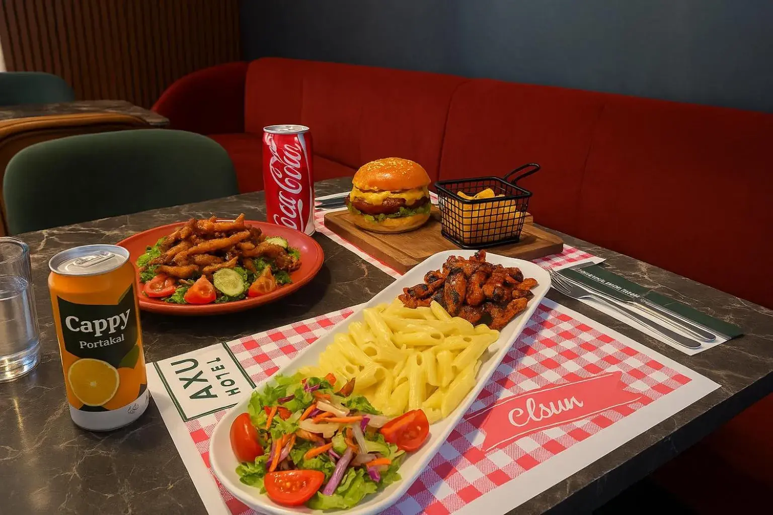 Food and drinks in AXU AIRPORT HOTEL Food and drinks in AXU AIRPORT HOTEL