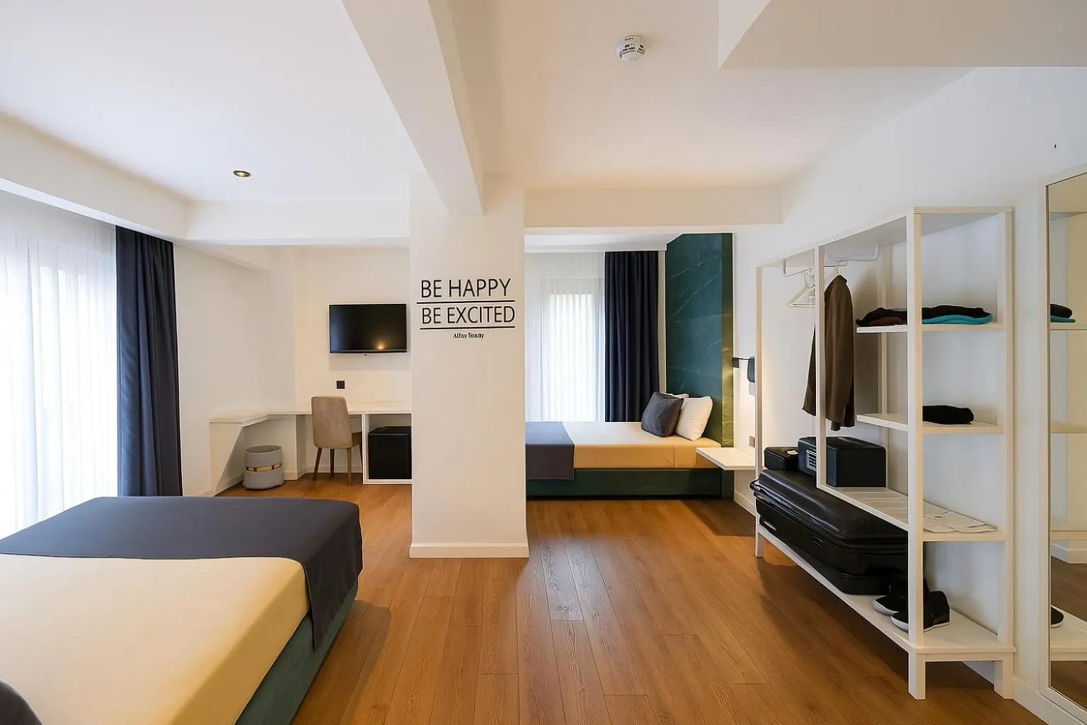 Bed in AXU AIRPORT HOTEL