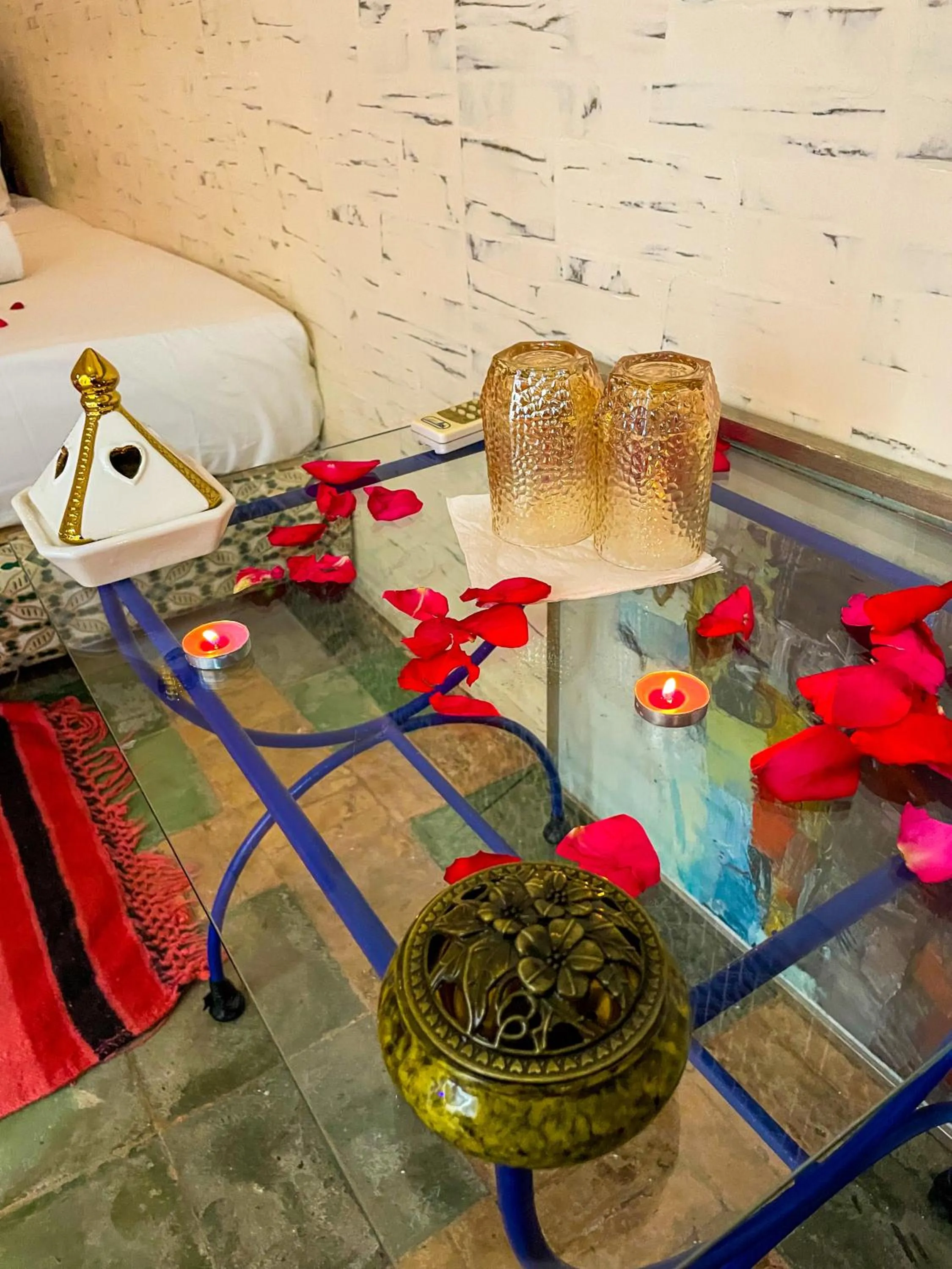 Decorative detail in Riad karim