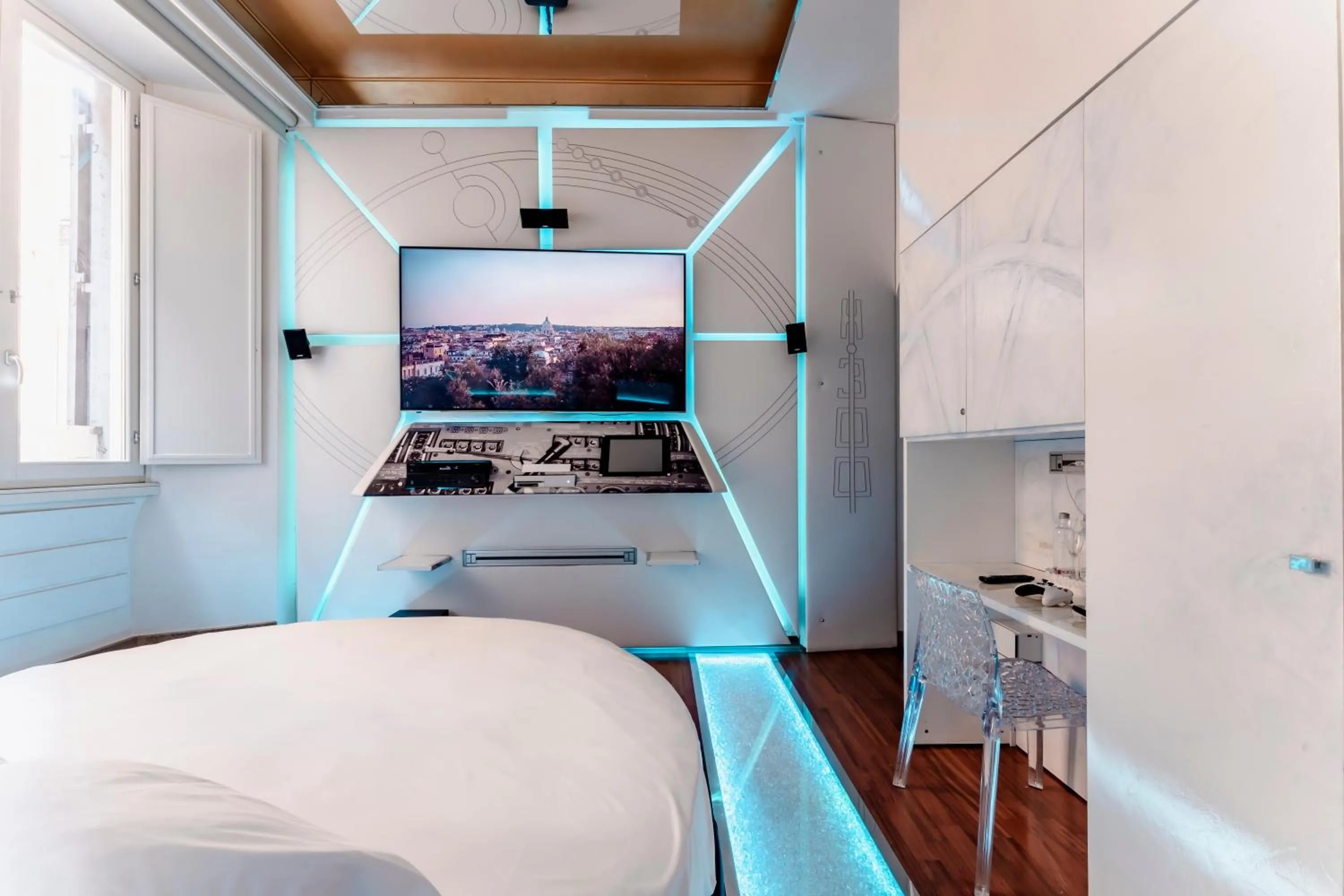 Bedroom, Bed in Hotel Trecento