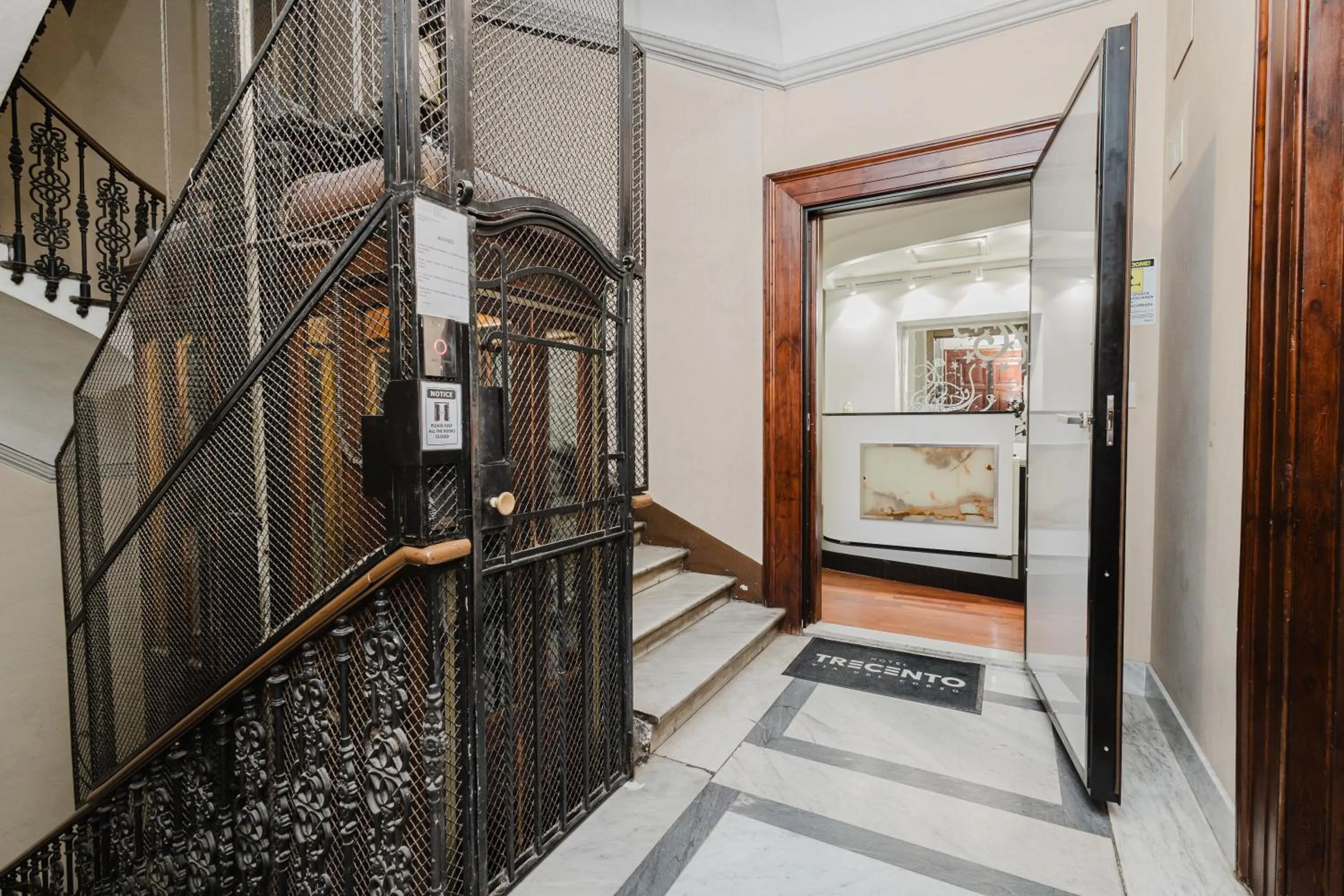 Lobby or reception in Hotel Trecento