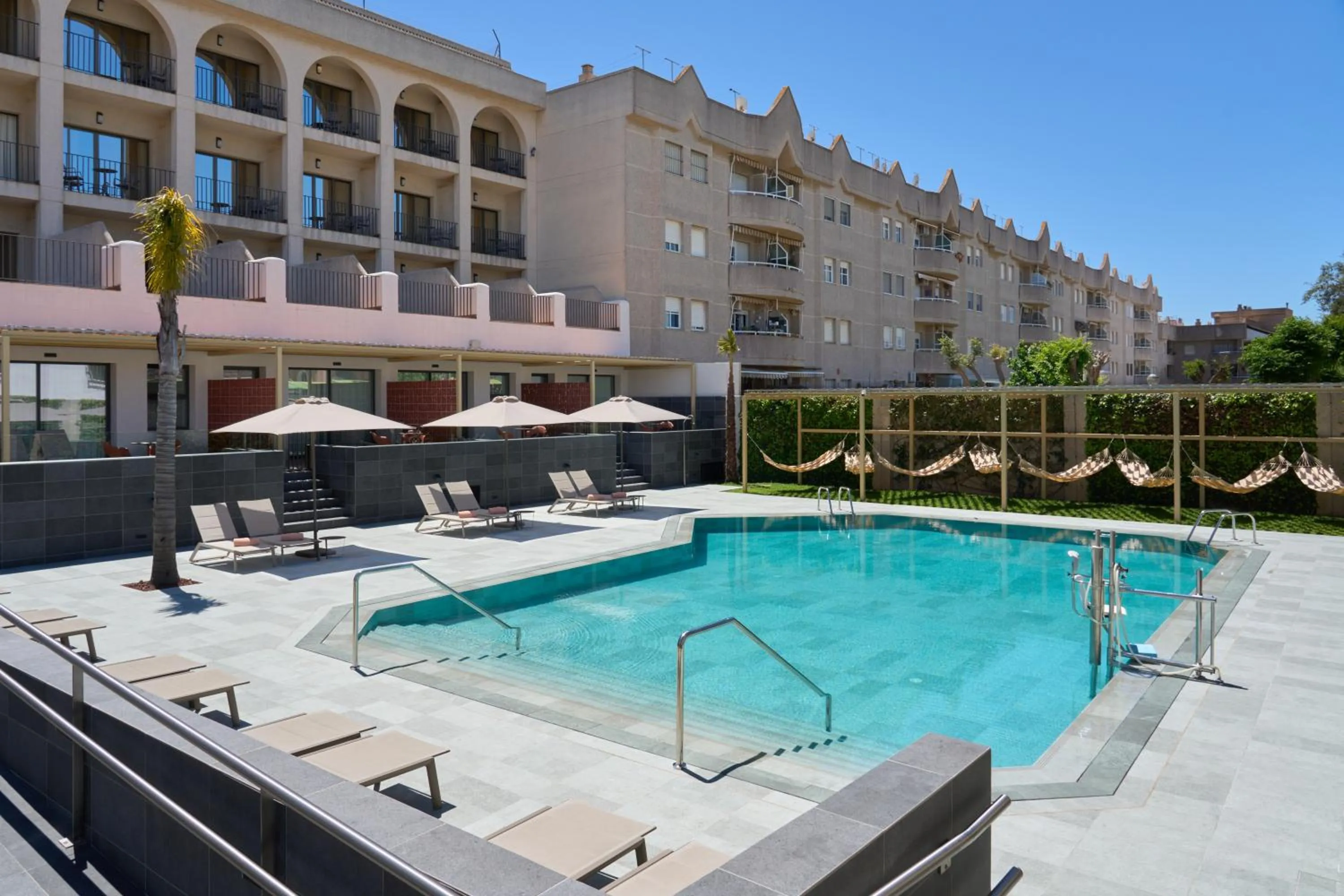 Pool view in Hotel Macià Doñana