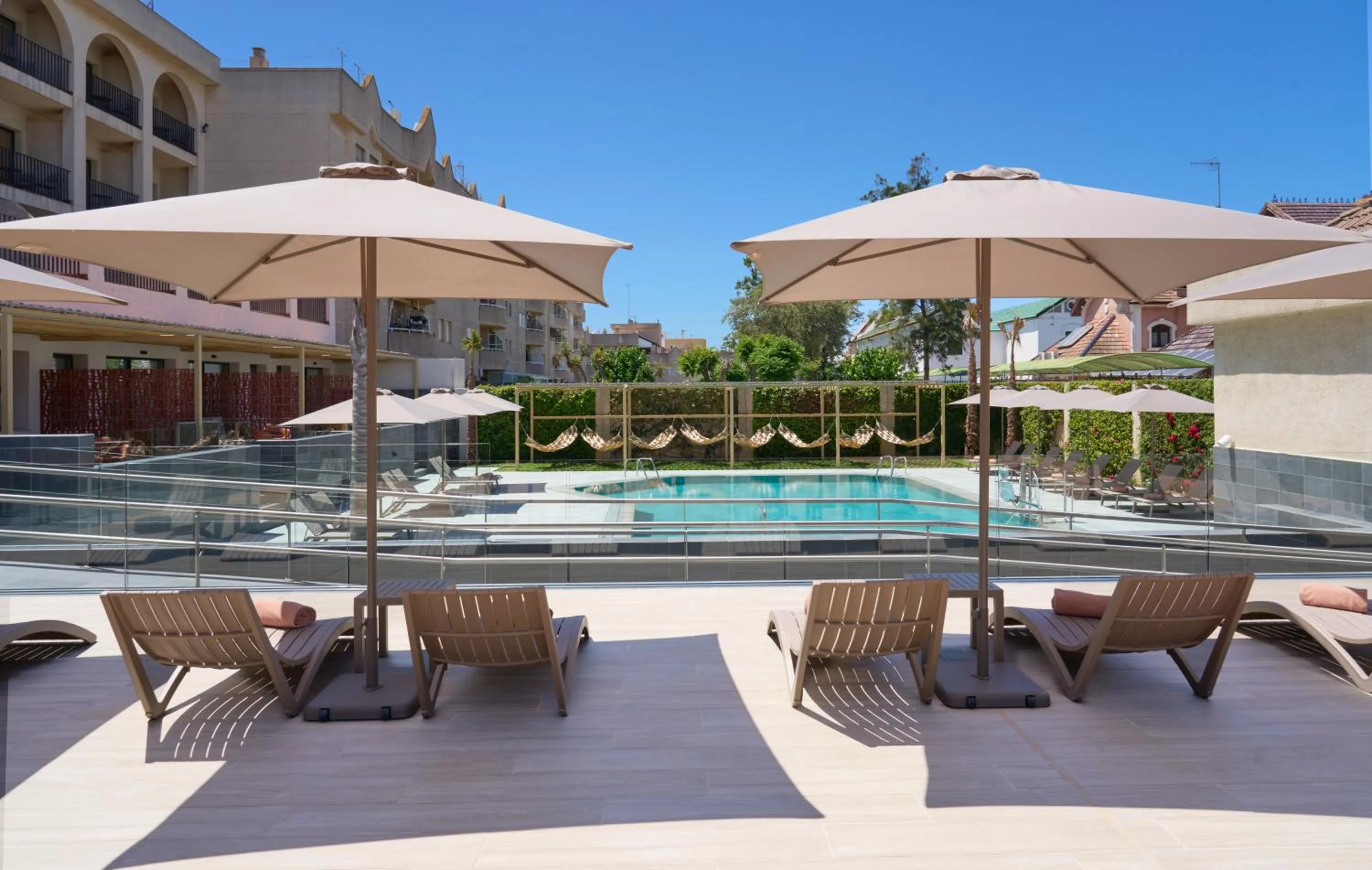 Pool view in Hotel Macià Doñana