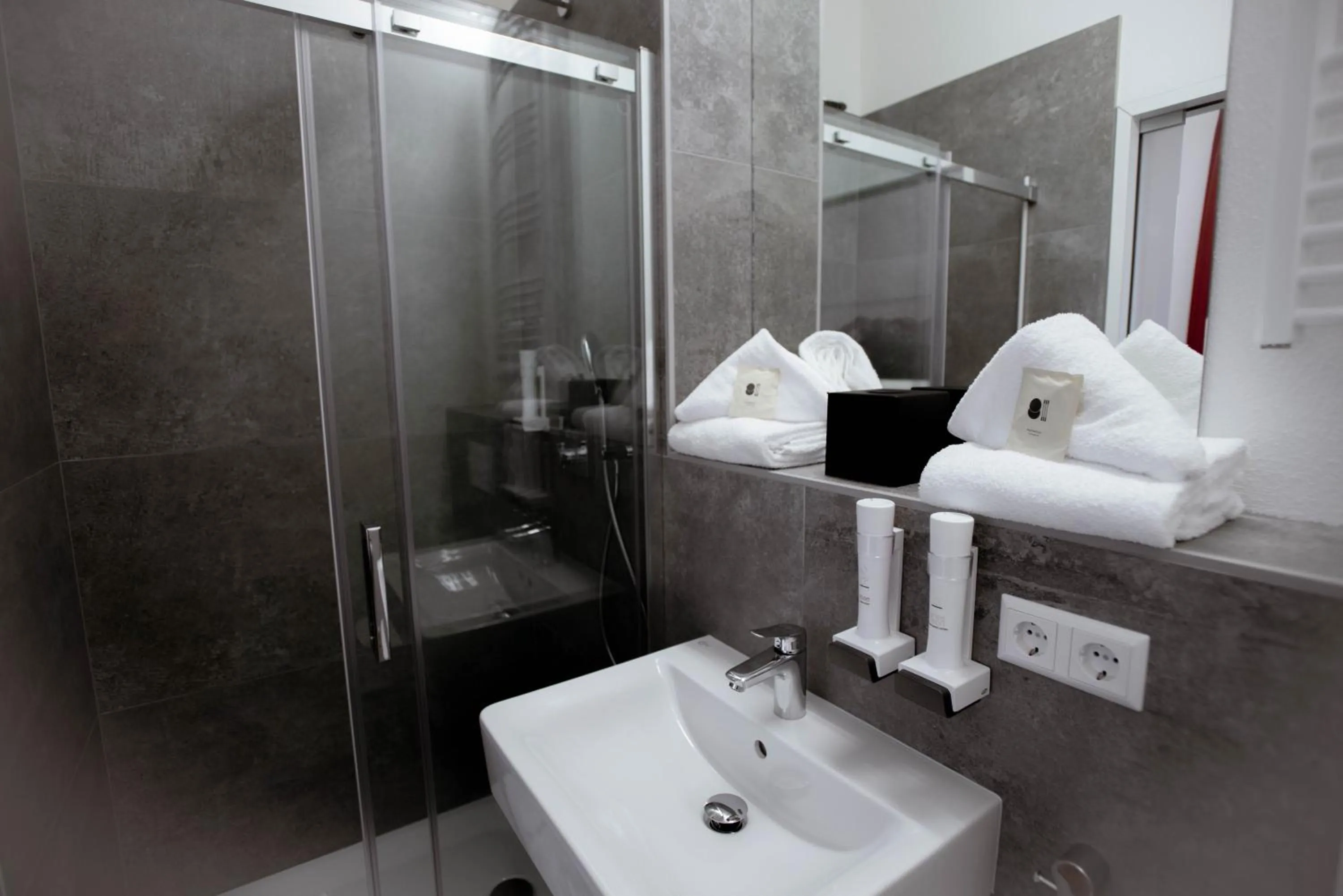 Shower in Reos Hotel Wangen