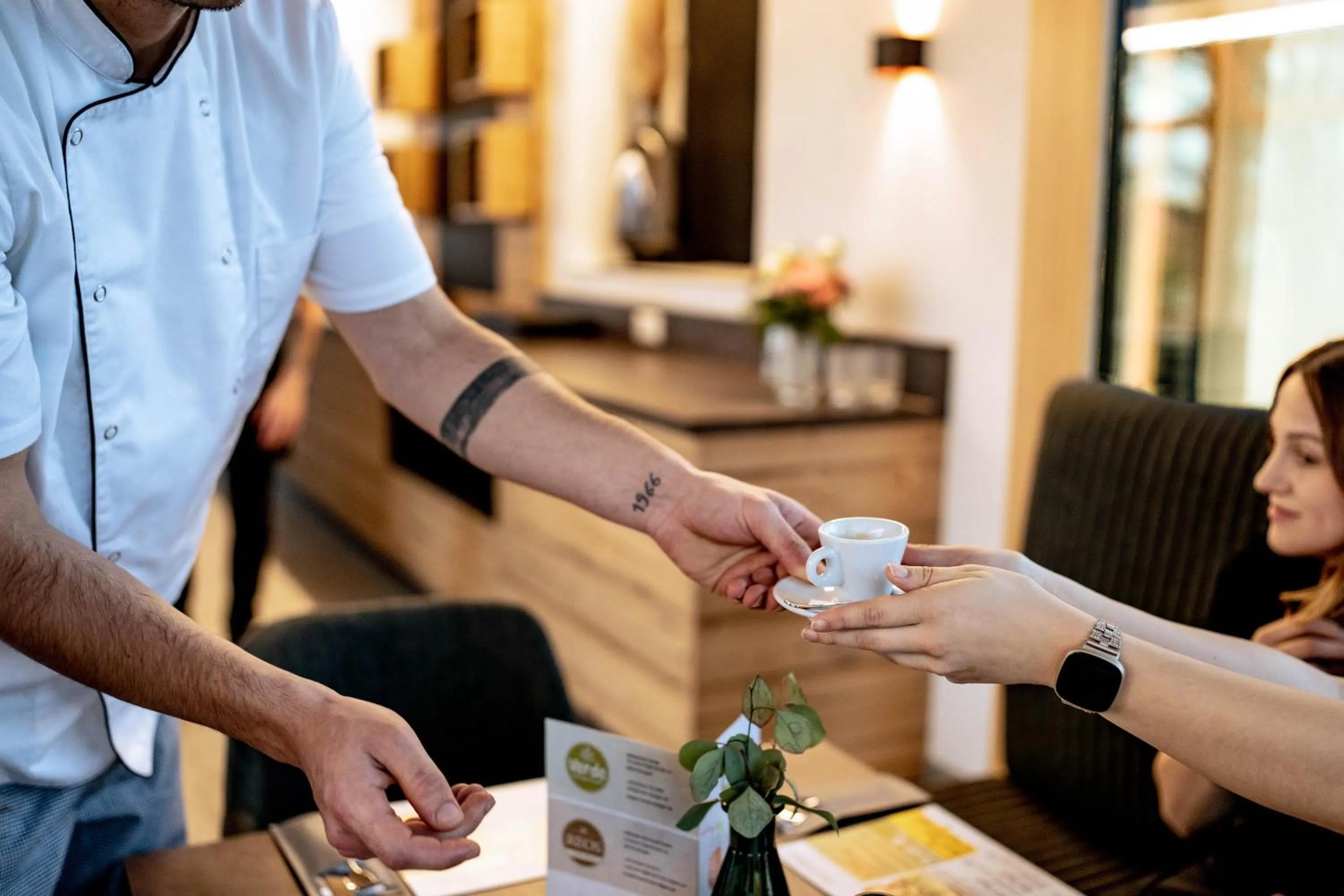 Restaurant/places to eat in Reos Hotel Wangen