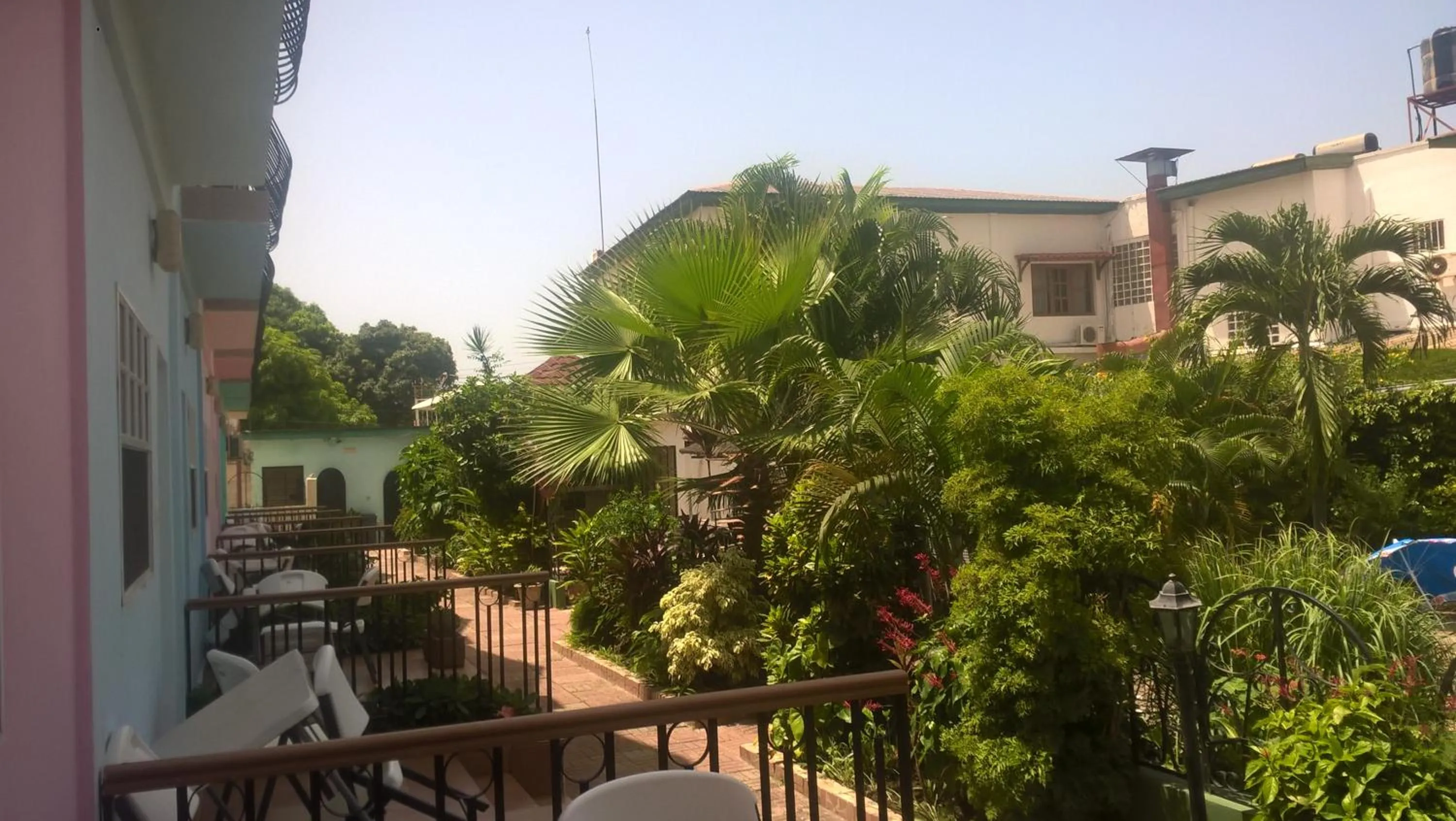 Garden view in Riyan Apartment