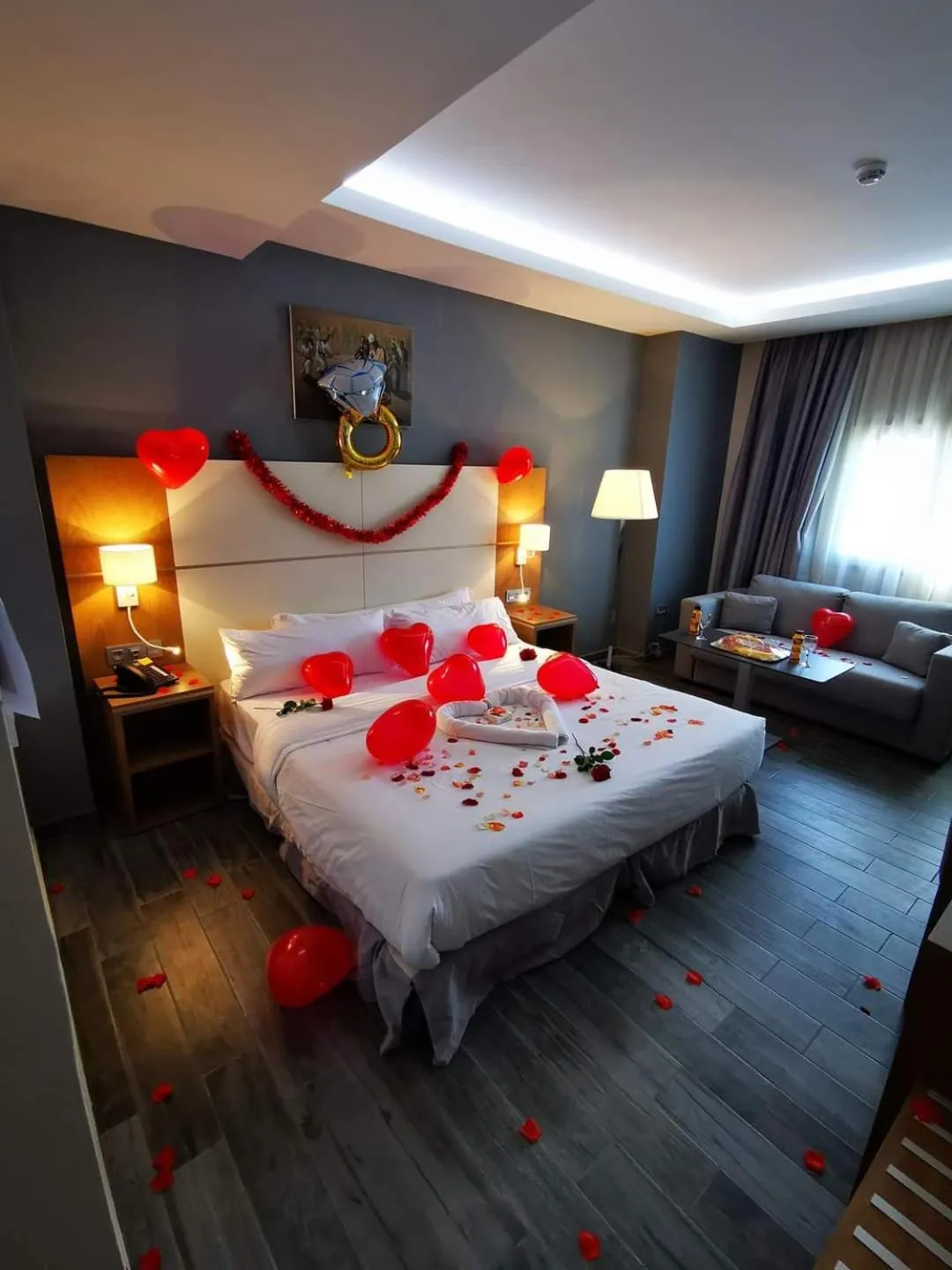 Bed in El Ghanami Hotel