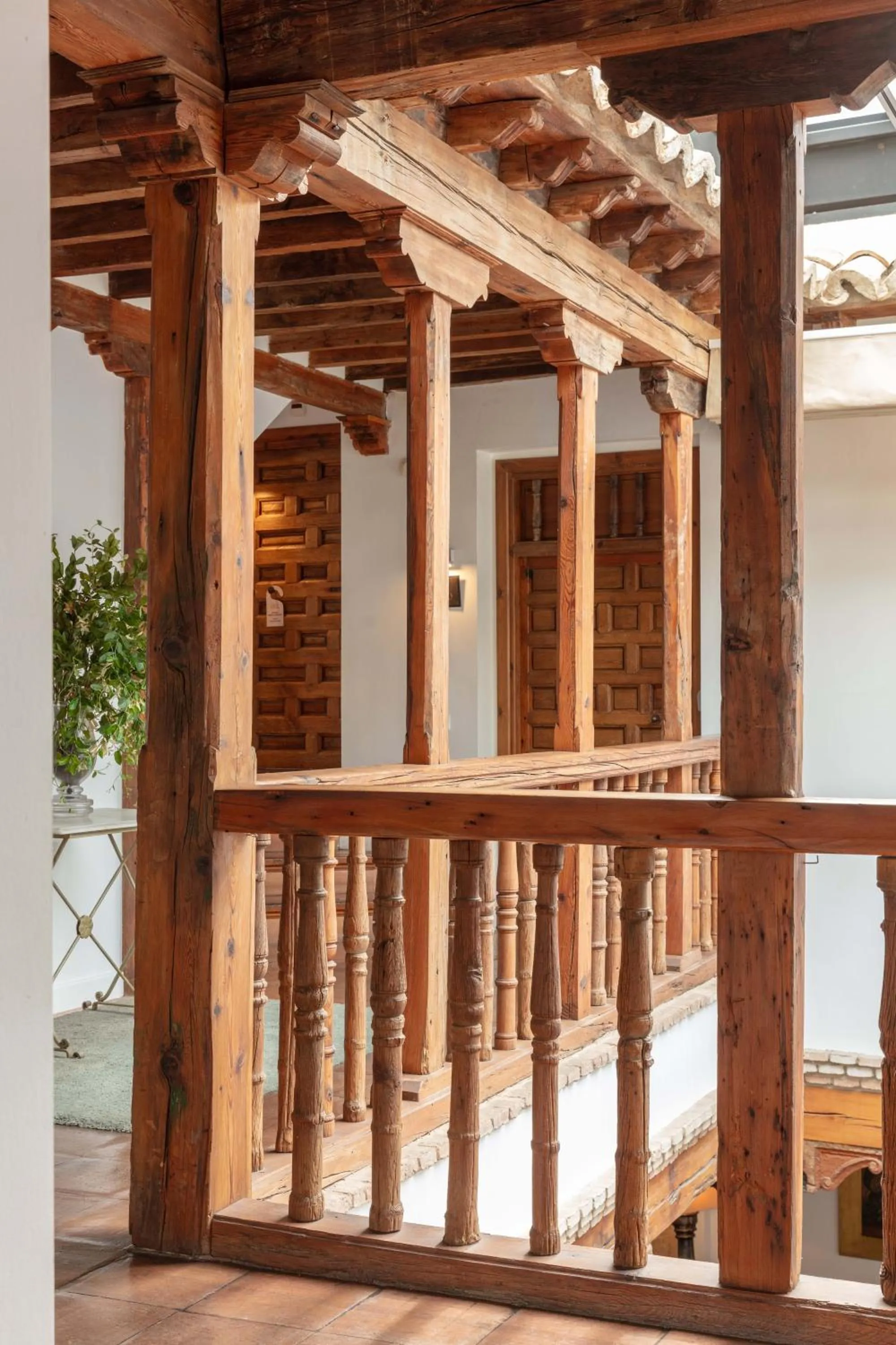 Patio in Hotel Puerta de la Luna
