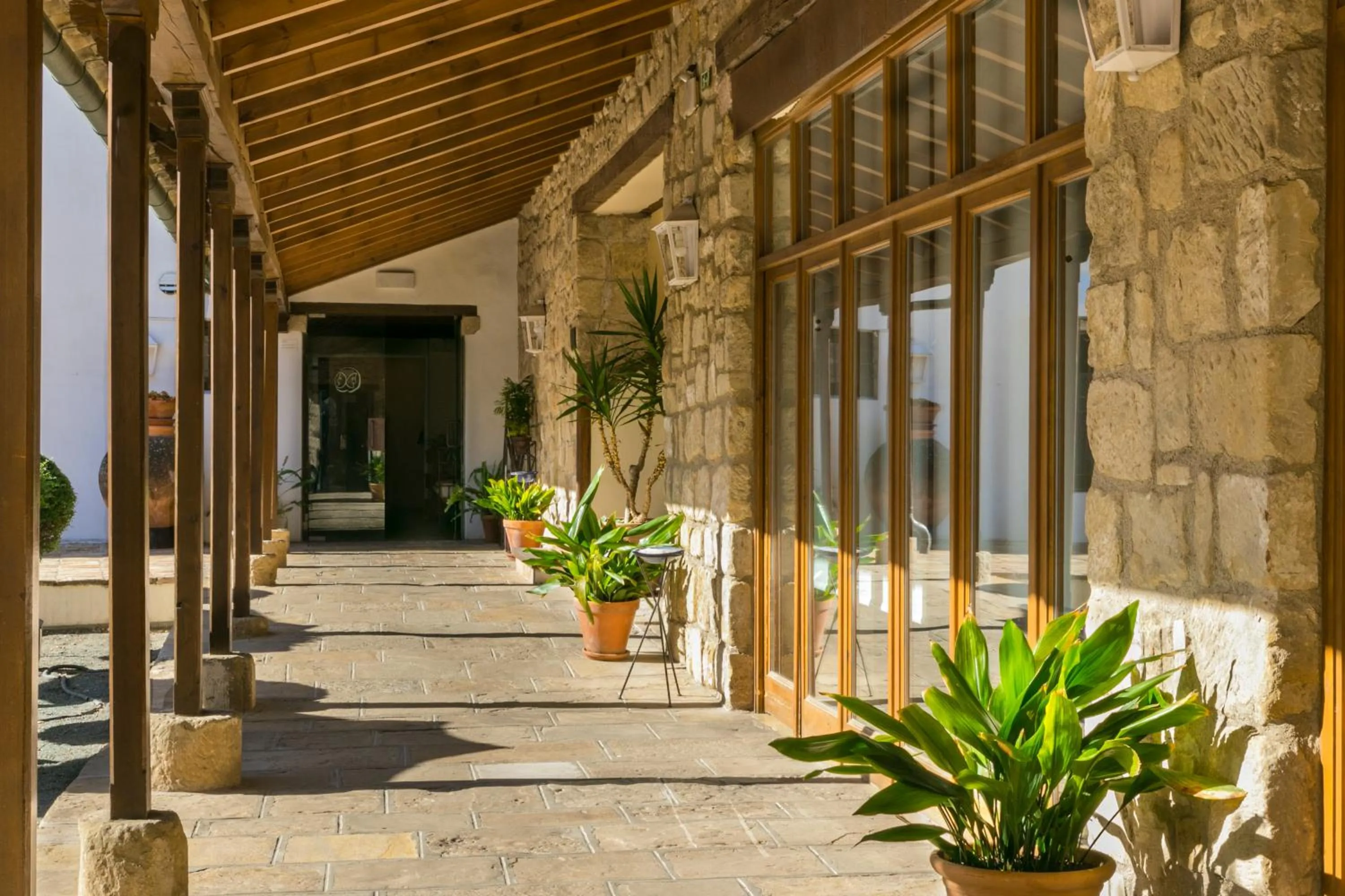 Garden in Hotel Puerta de la Luna