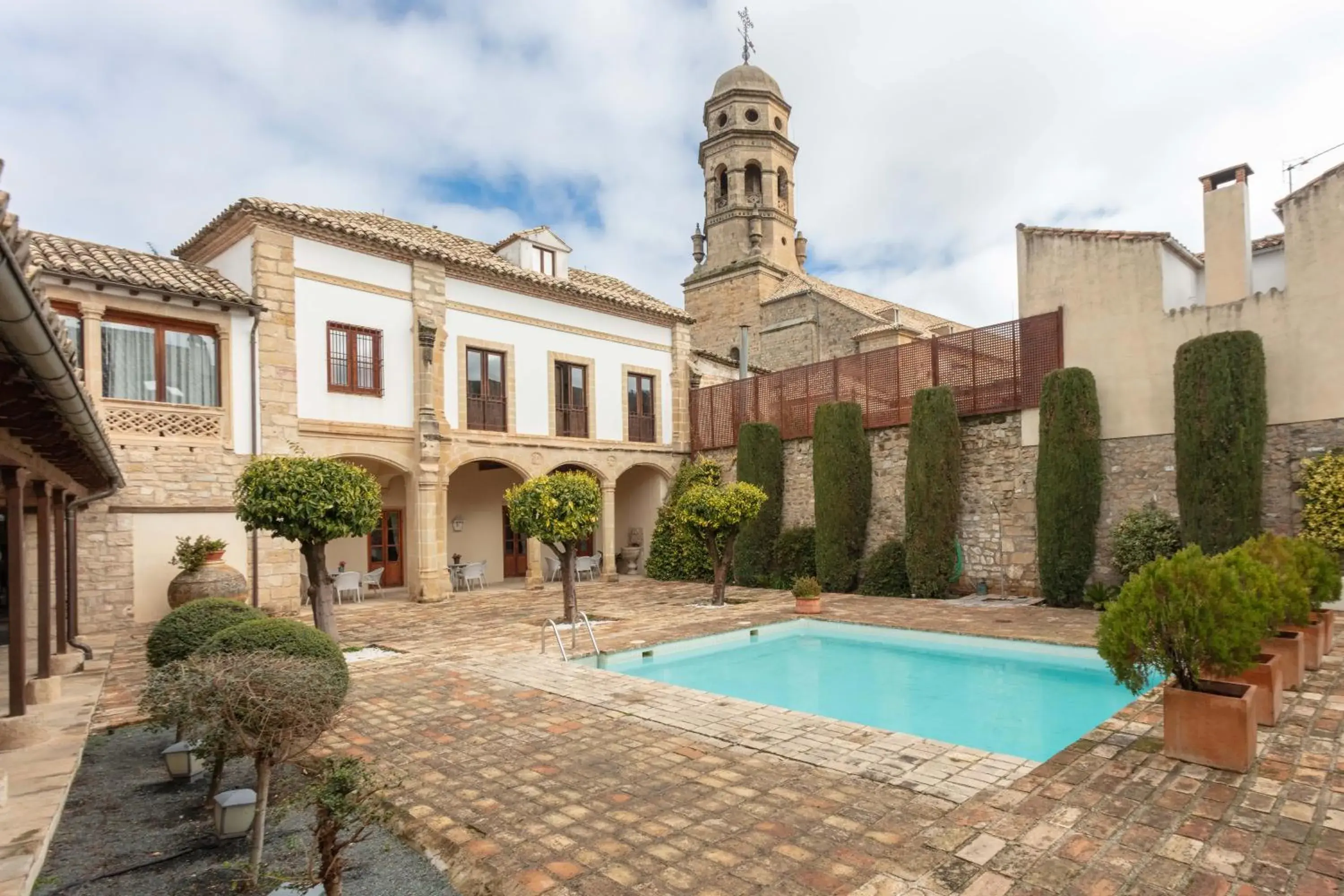 Property building in Hotel Puerta de la Luna Property building in Hotel Puerta de la Luna