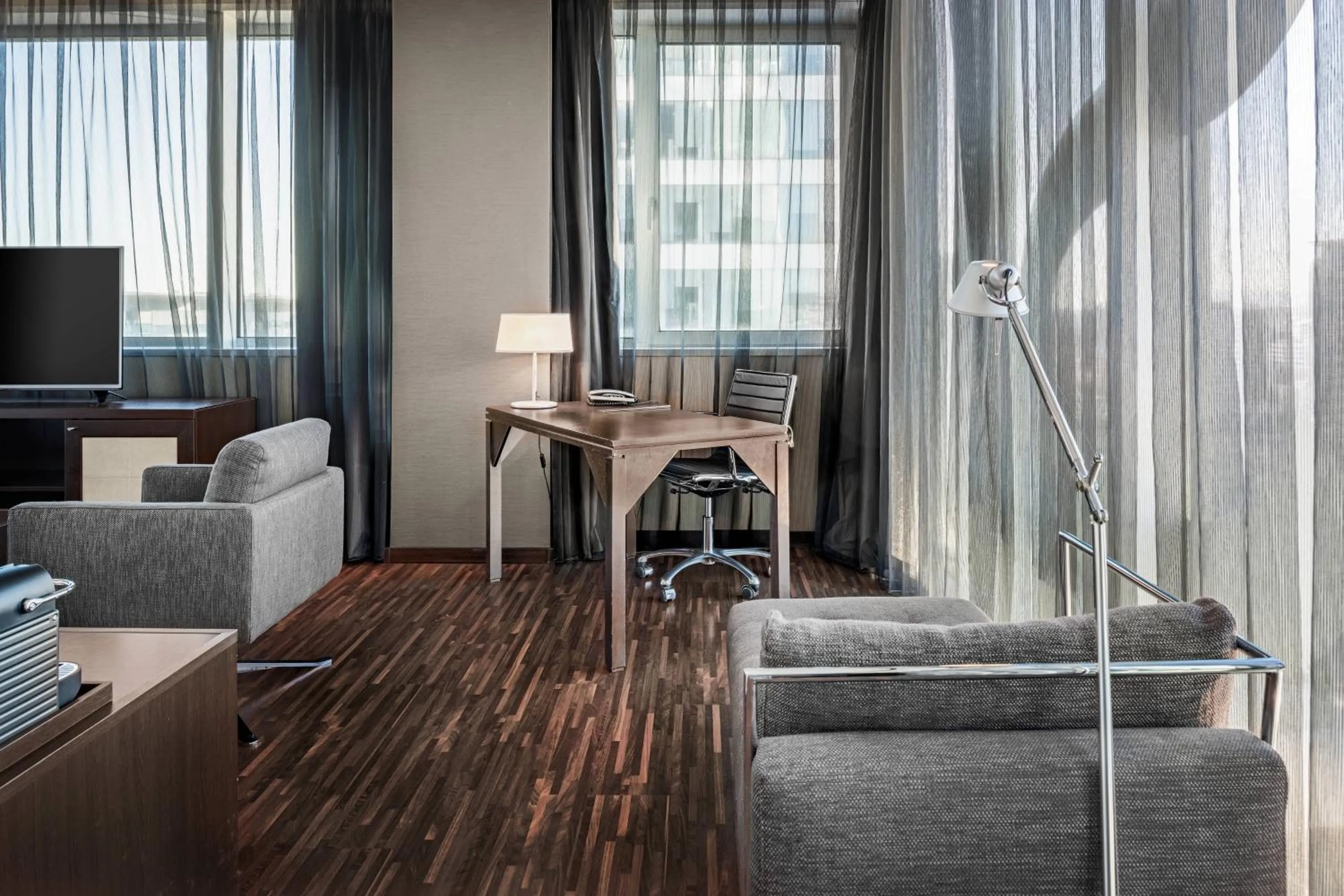 Photo of the whole room in AC Hotel Barcelona Fórum by Marriott