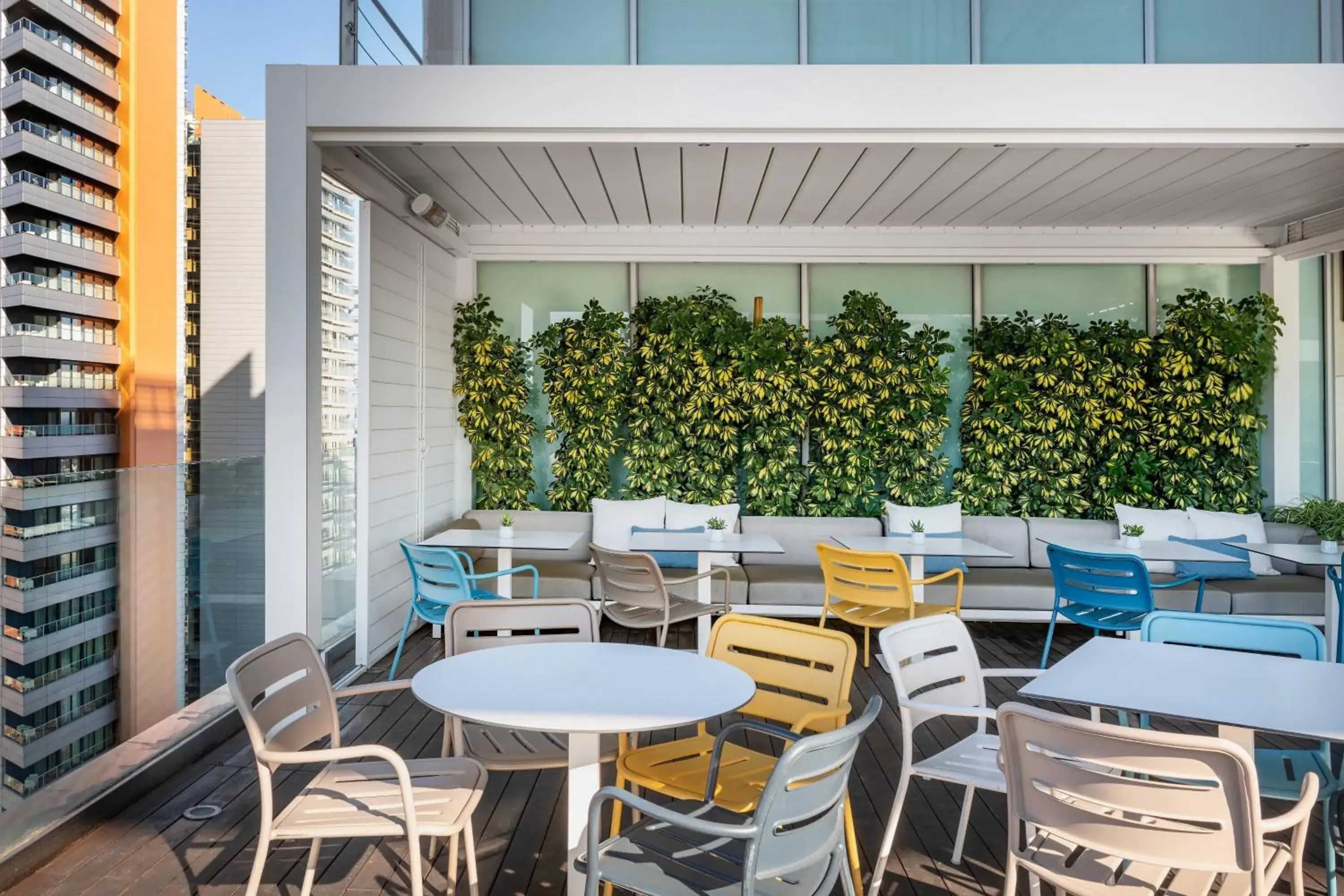 Swimming pool in AC Hotel Barcelona Fórum by Marriott Swimming pool in AC Hotel Barcelona Fórum by Marriott