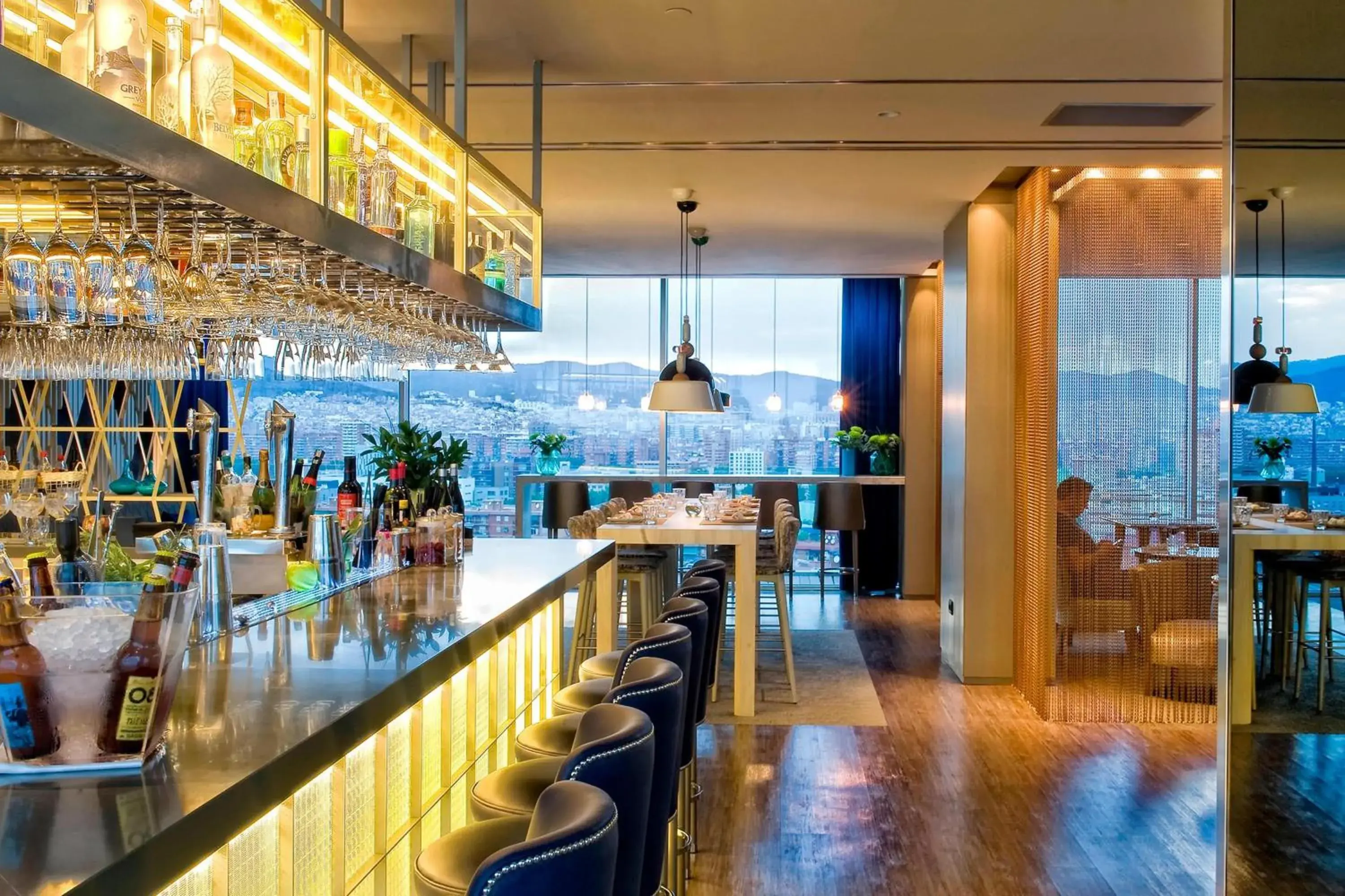 Lounge or bar in AC Hotel Barcelona Fórum by Marriott Lounge or bar in AC Hotel Barcelona Fórum by Marriott