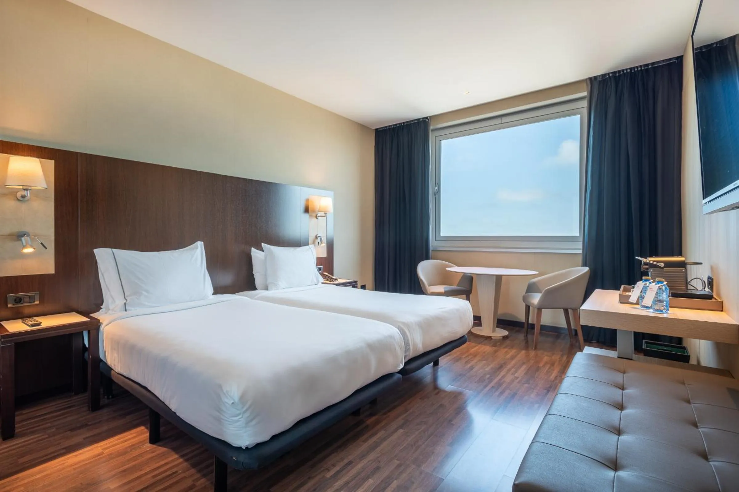 Bed in Leonardo Royal Hotel Barcelona Forum