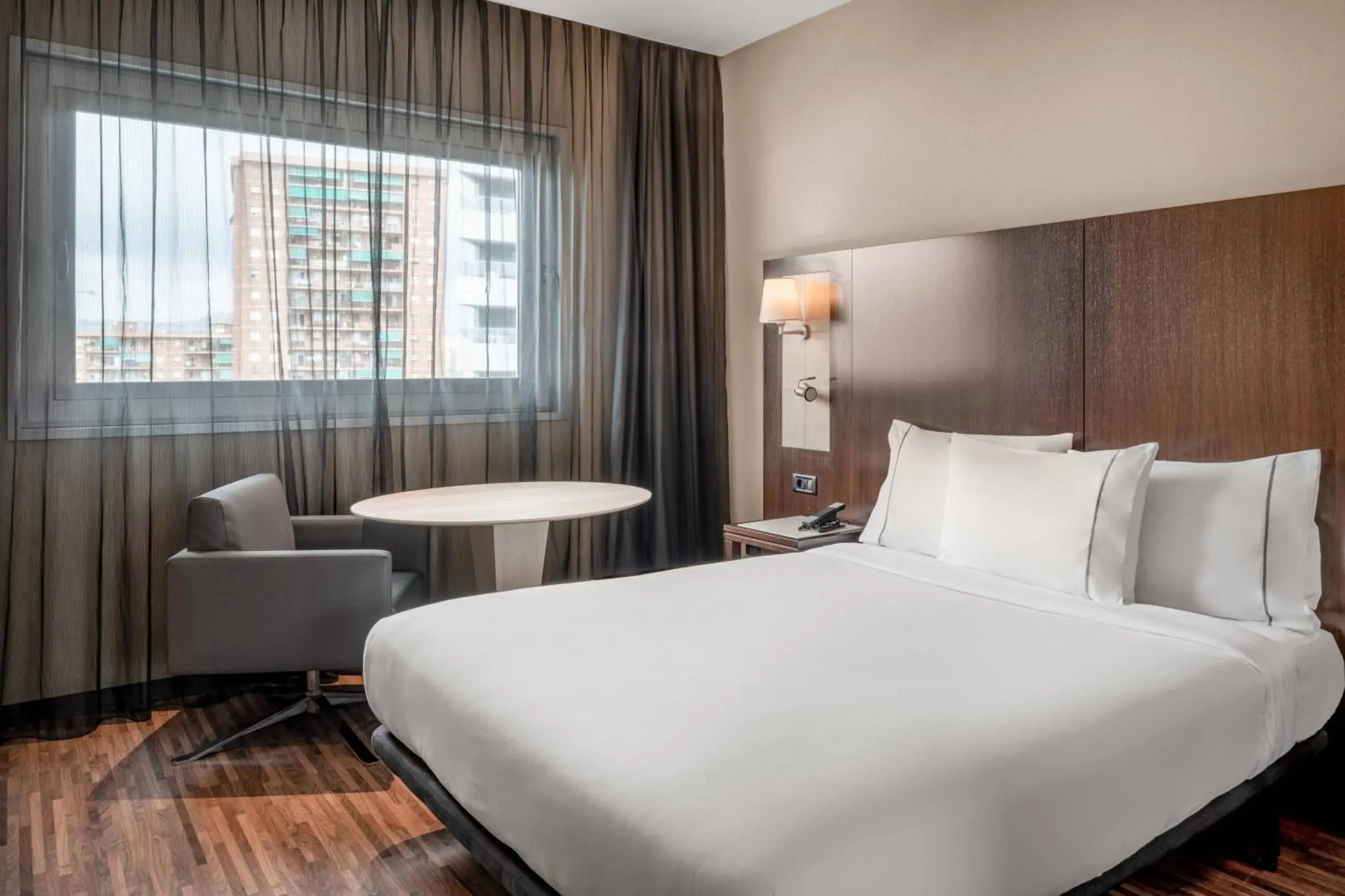 Photo of the whole room, Bed in AC Hotel Barcelona Fórum by Marriott Photo of the whole room, Bed in AC Hotel Barcelona Fórum by Marriott