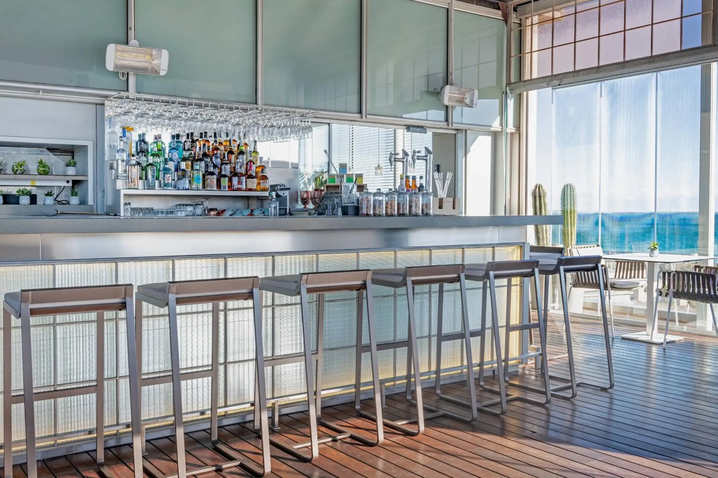 Swimming pool in AC Hotel Barcelona Fórum by Marriott Swimming pool in AC Hotel Barcelona Fórum by Marriott