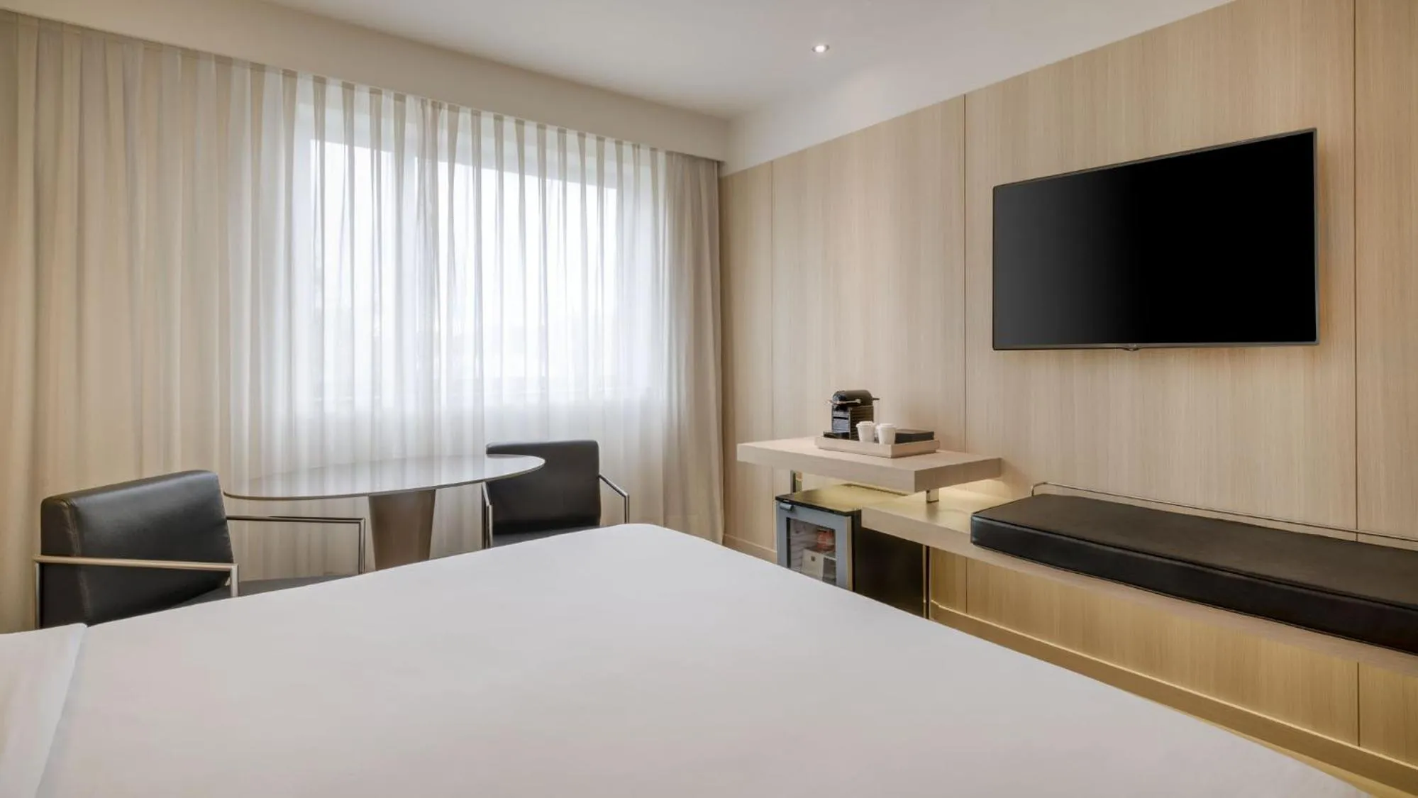 Coffee/tea facilities, Bed in AC Hotel Córdoba by Marriott