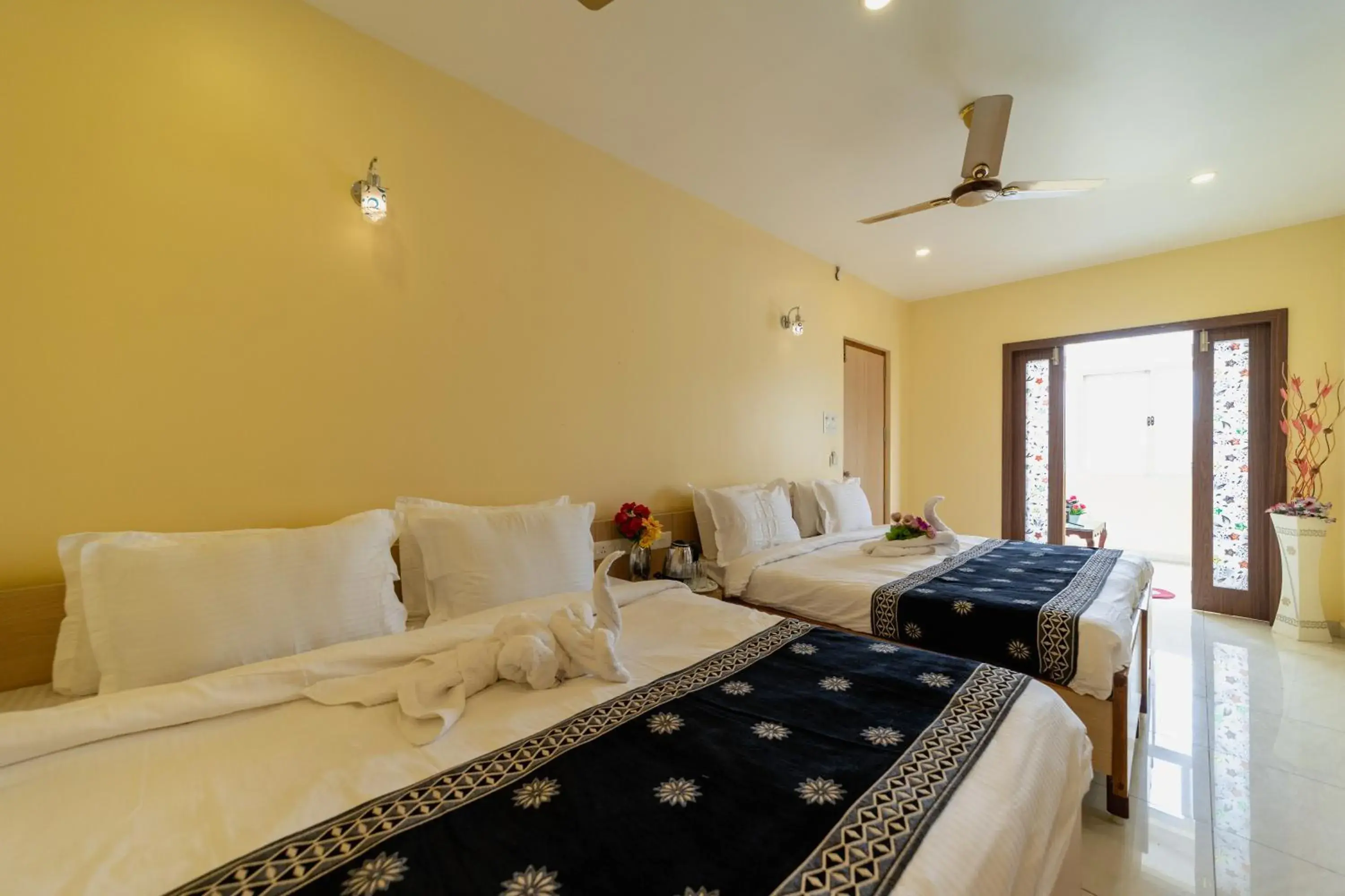 Bed in Nadanam Inn Bed in Nadanam Inn