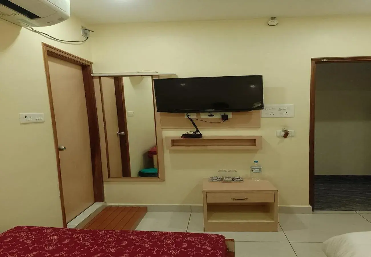 View (from property/room), Bed in Nadanam Inn View (from property/room), Bed in Nadanam Inn