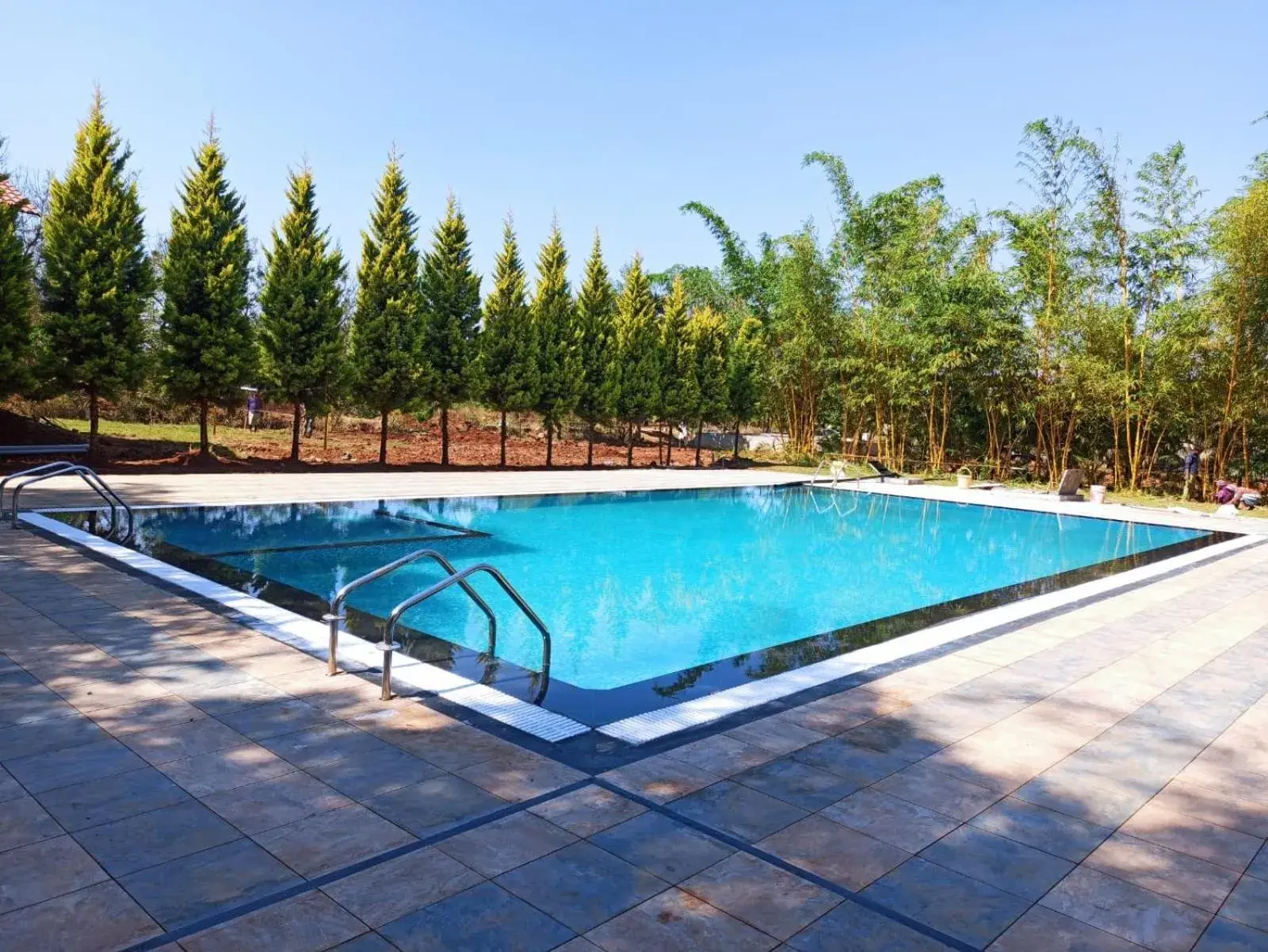 Swimming pool in Sterling Banashree Badami Swimming pool in Sterling Banashree Badami