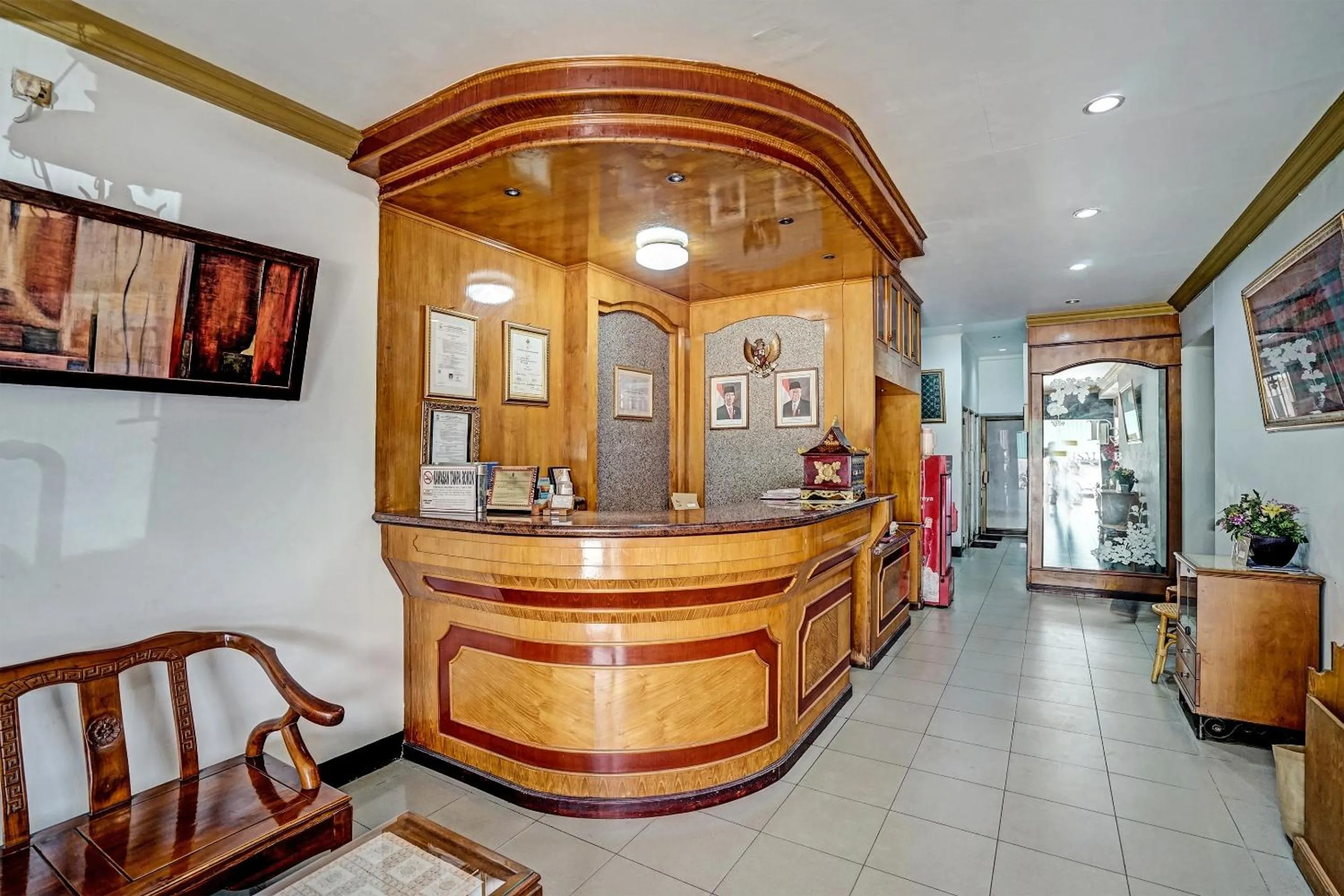 Lobby or reception in Hotel O Wisma Bari