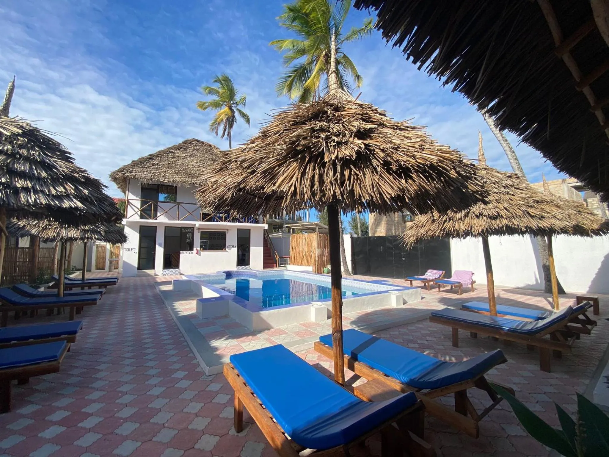 Patio in Amani Hotel Paje