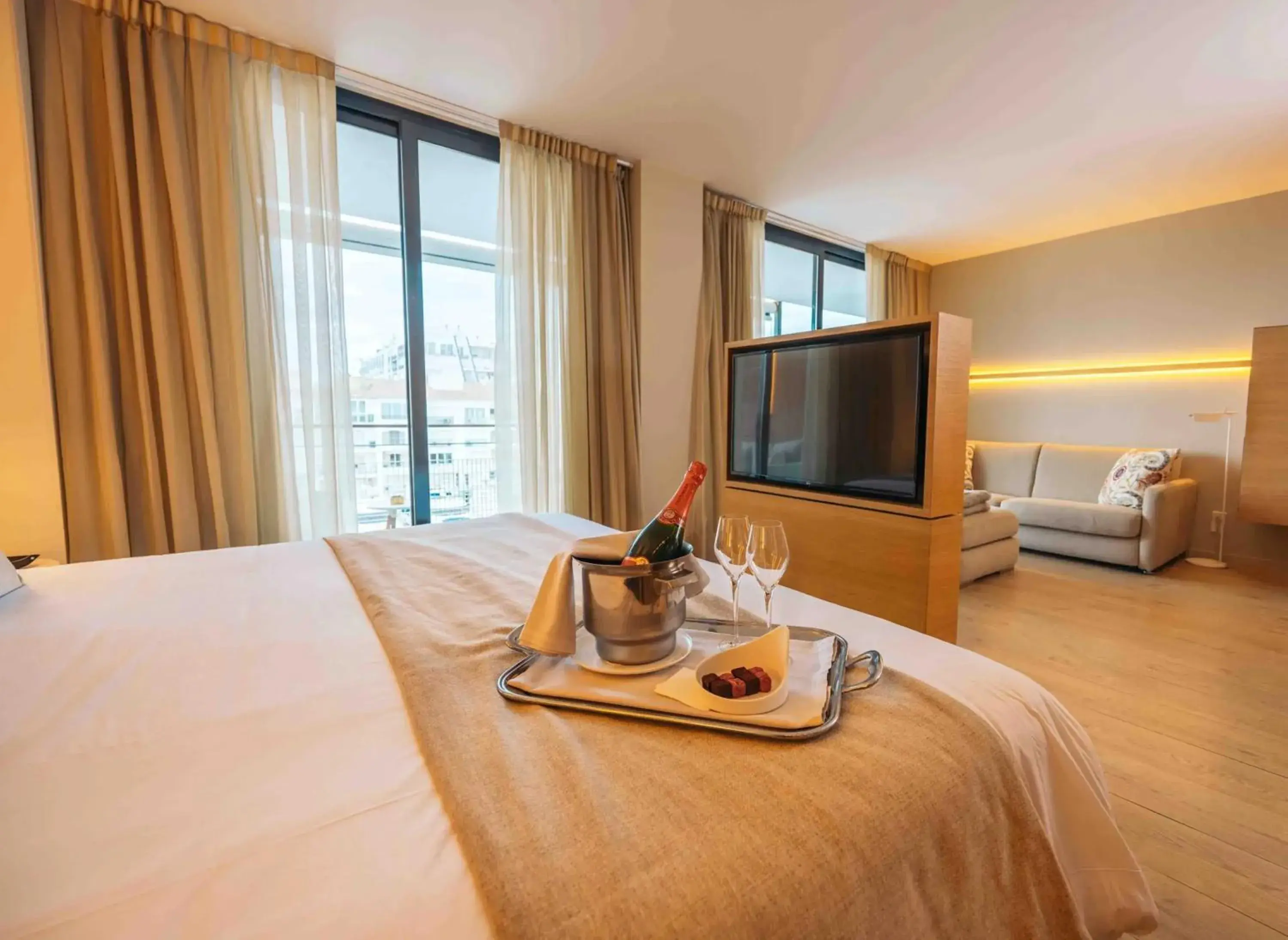 Bed in Hotel Port Salins by Pierre & Vacances Bed in Hotel Port Salins by Pierre & Vacances