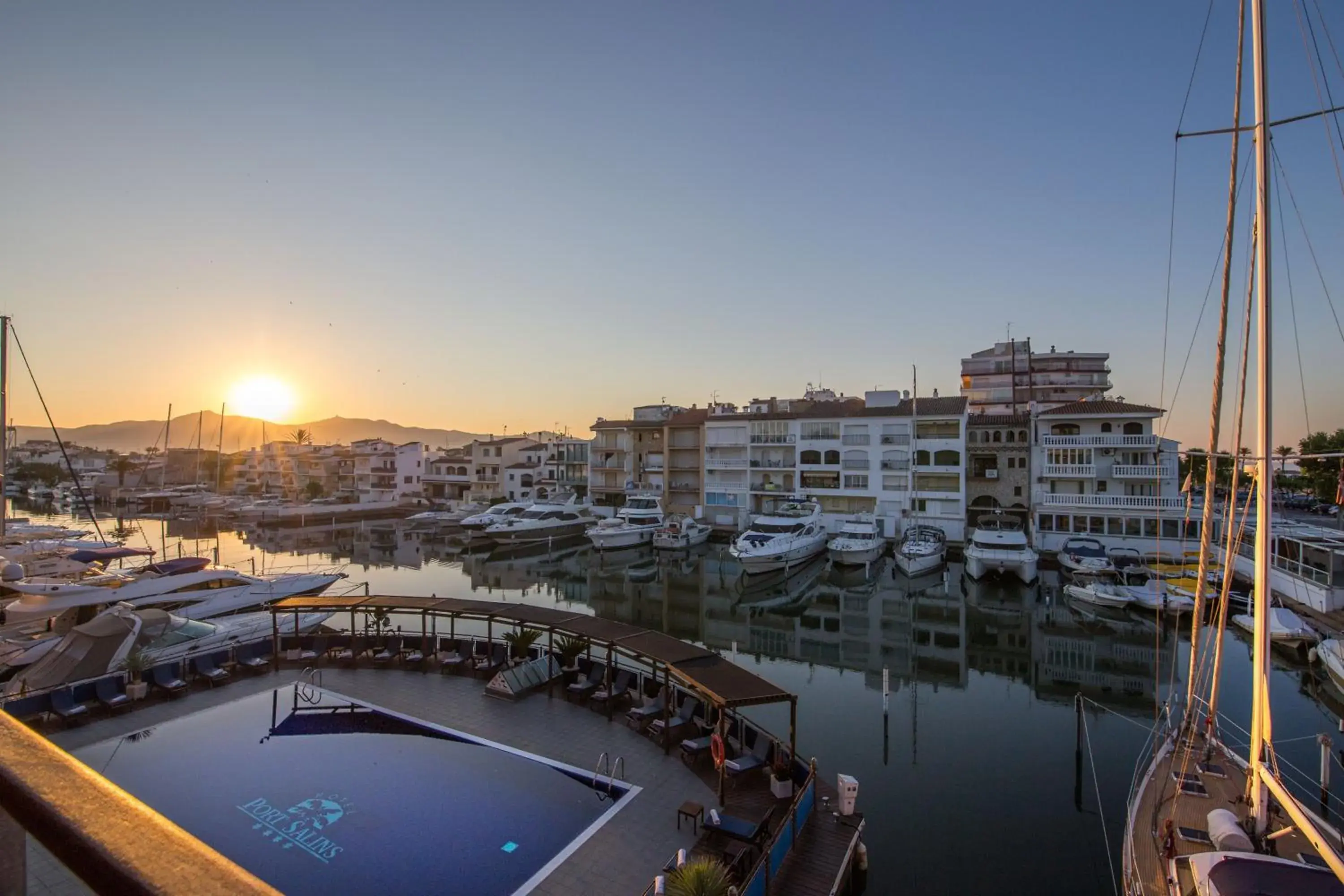Pool view in Hotel Port Salins by Pierre & Vacances Pool view in Hotel Port Salins by Pierre & Vacances