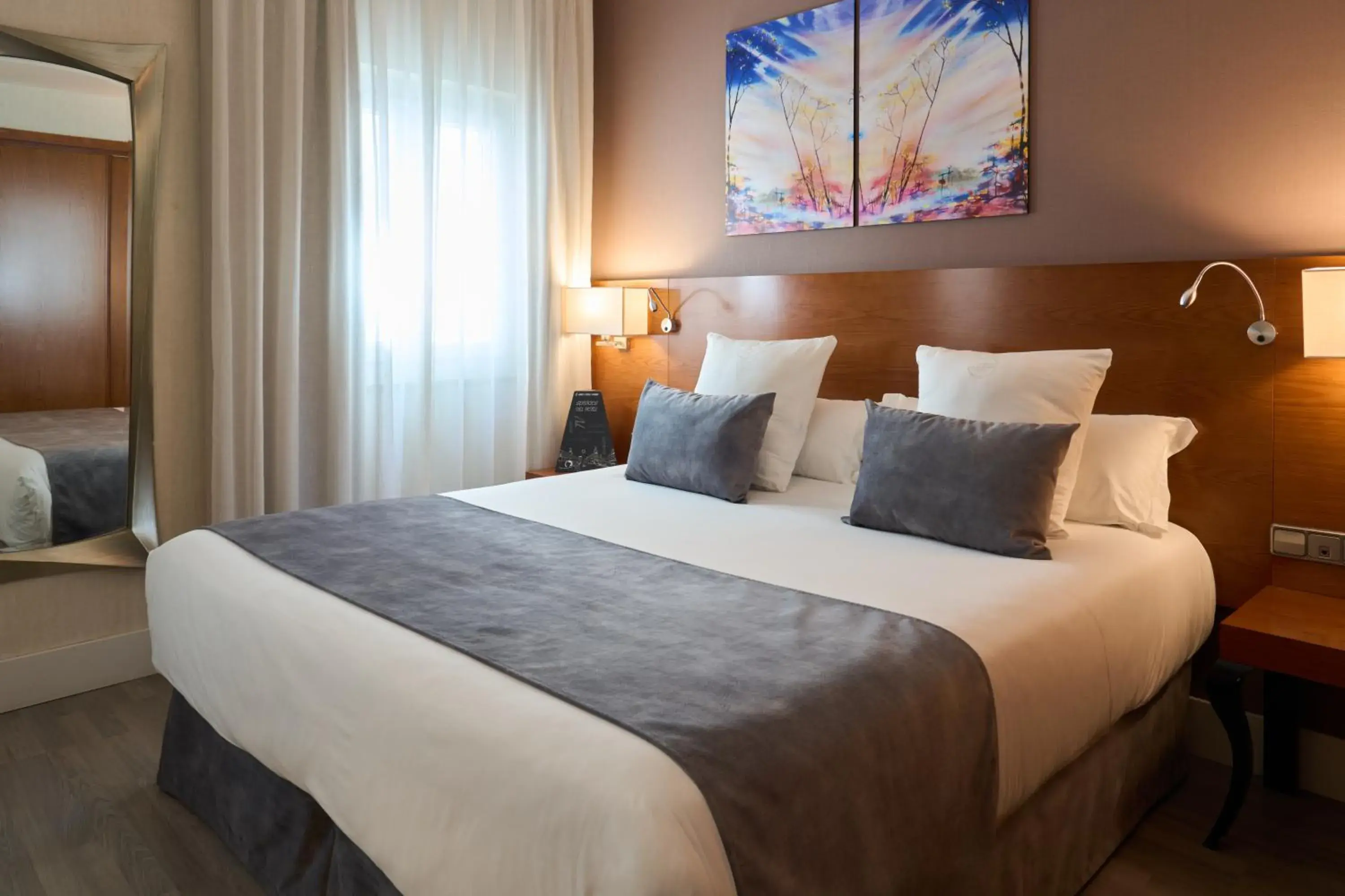 Bed in Hotel Puerta de Toledo Bed in Hotel Puerta de Toledo