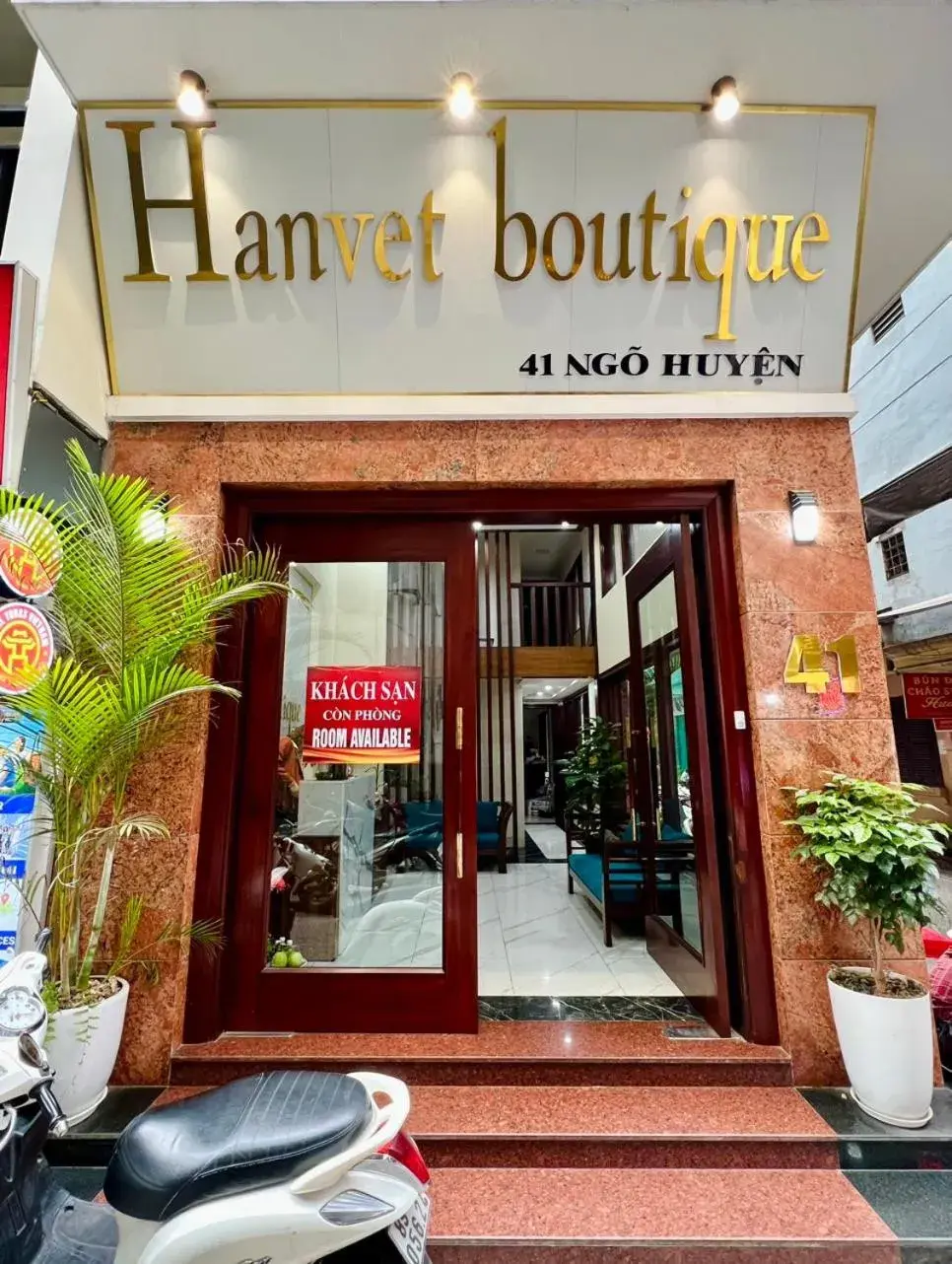 Property logo or sign in Hanvet Boutique Hotel Property logo or sign in Hanvet Boutique Hotel