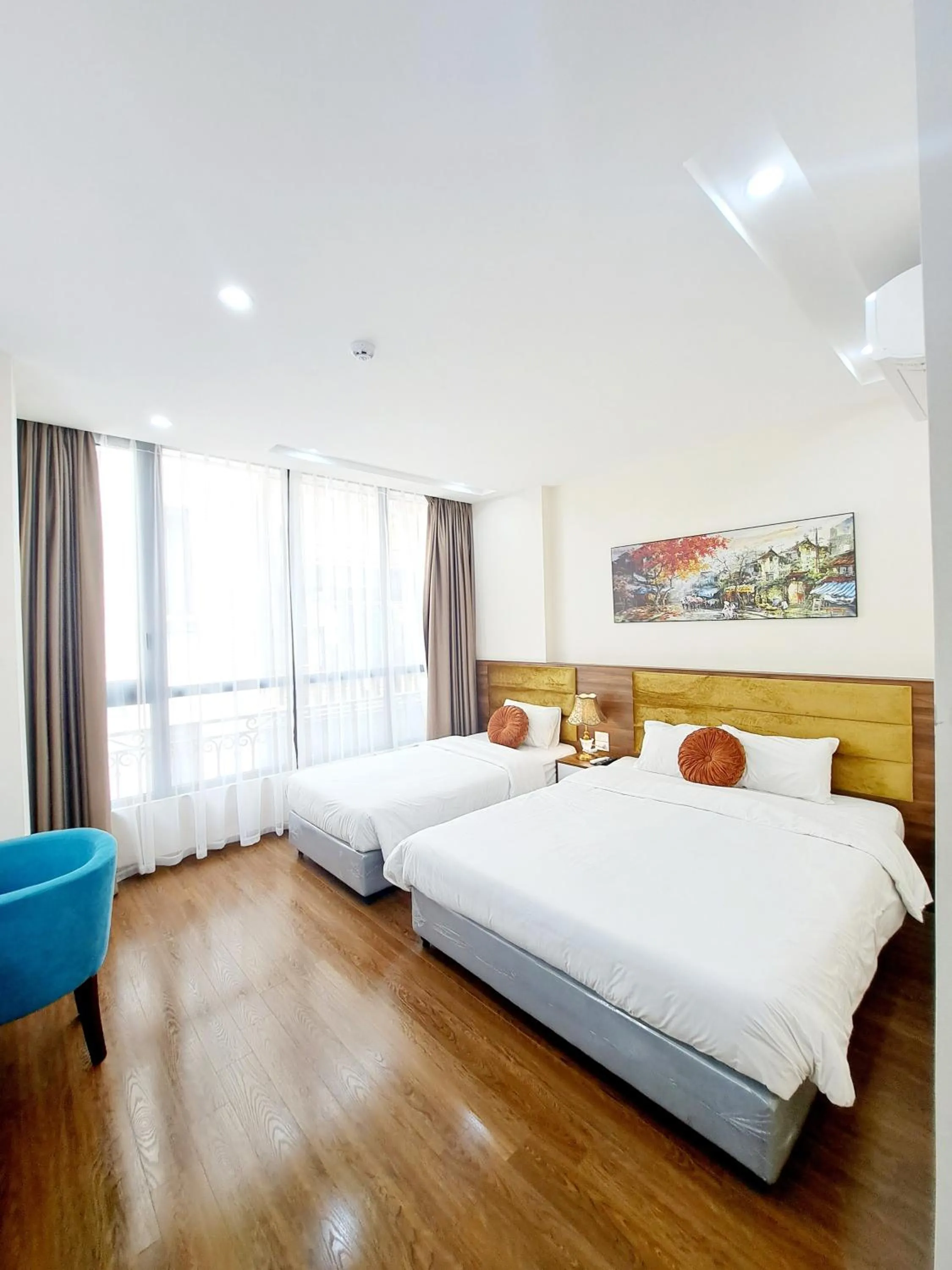 Bed in Hanvet Boutique Hotel