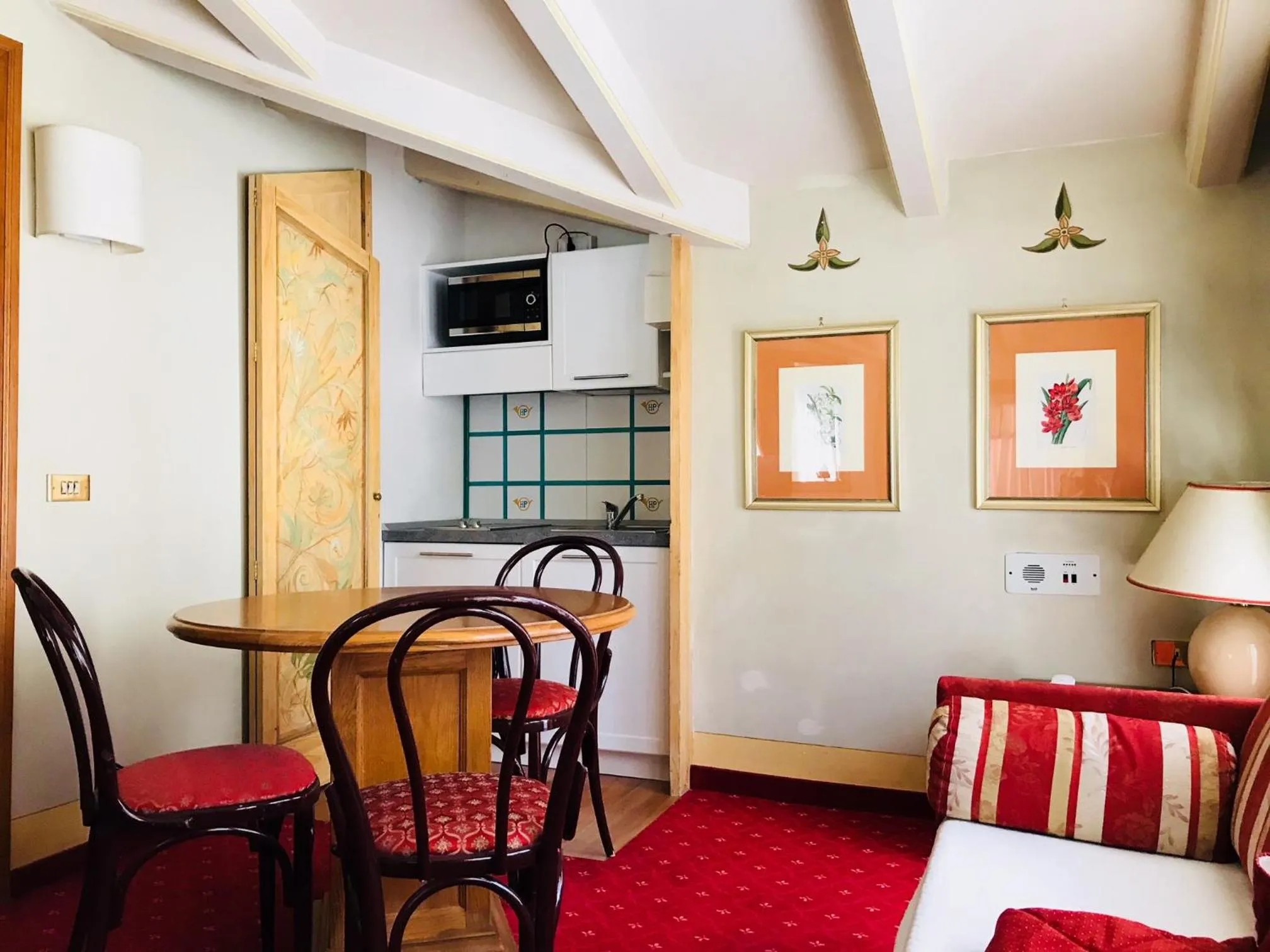 Kitchen or kitchenette in Hotel Posta R.T.A.