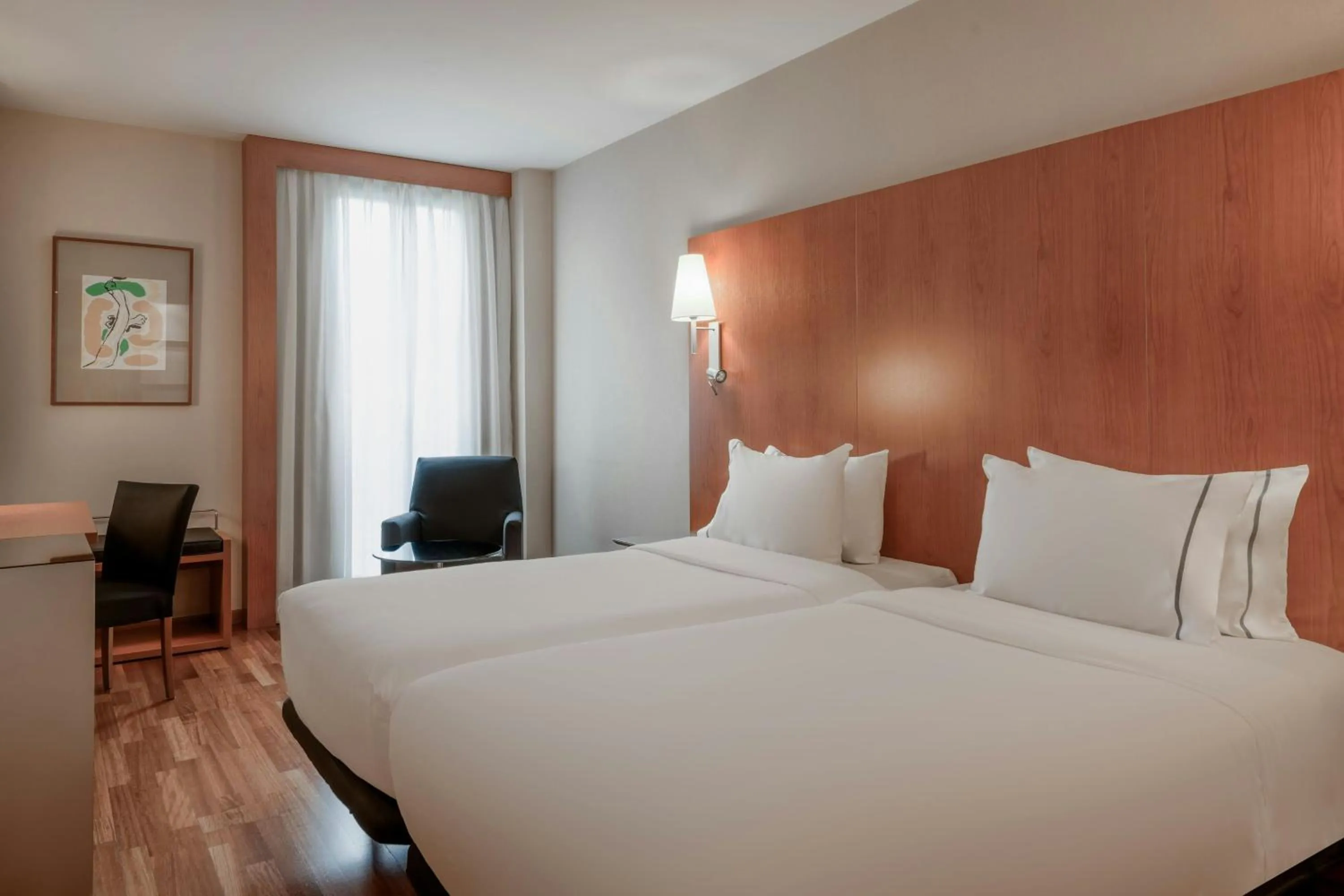 Photo of the whole room, Bed in AC Hotel Palencia by Marriott