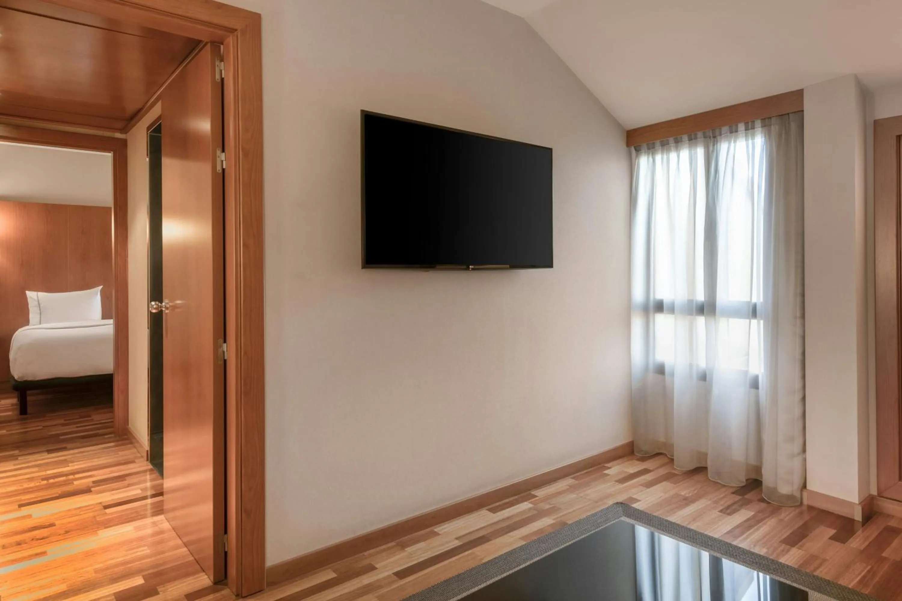 Bedroom, Bed in AC Hotel Palencia by Marriott