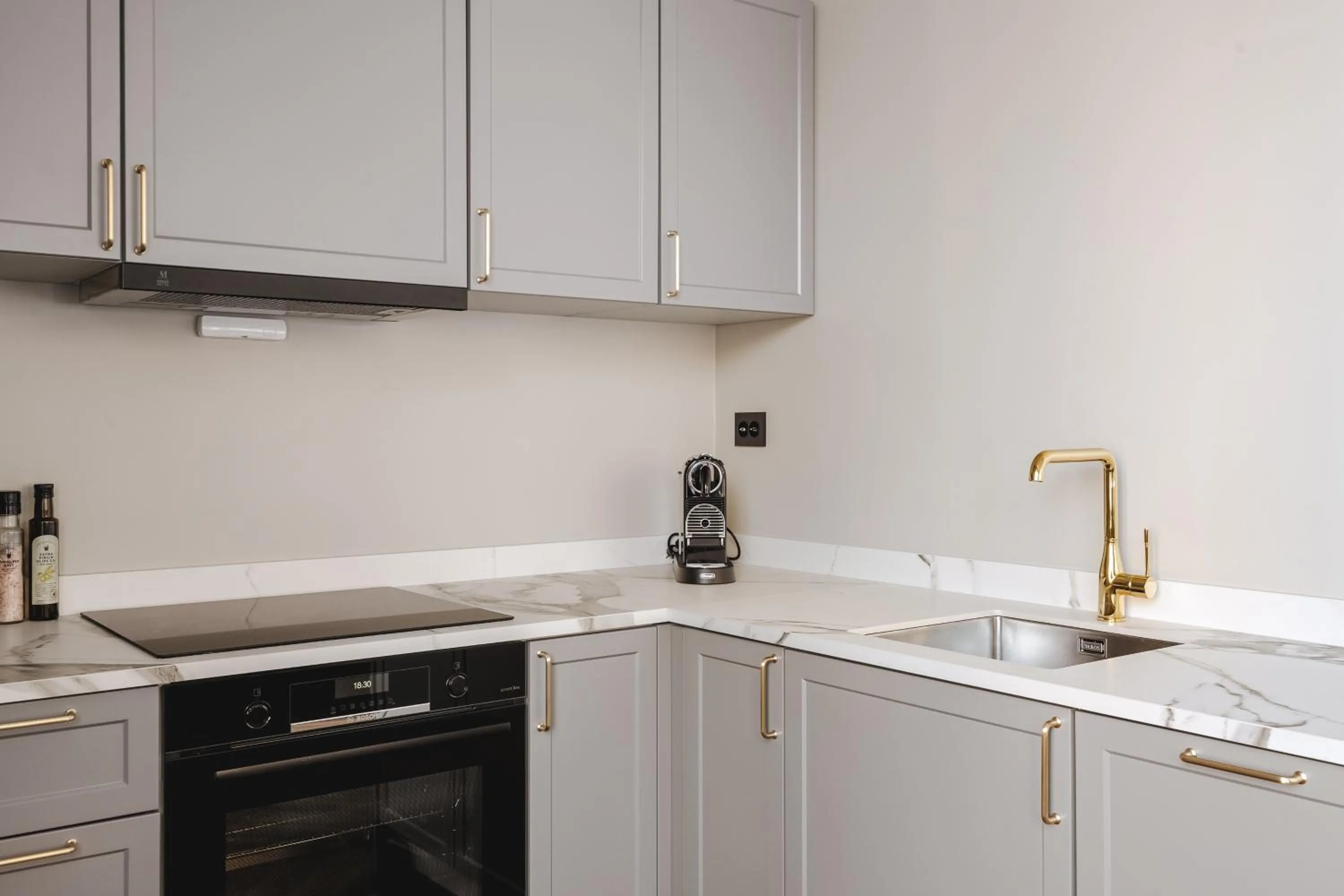 Kitchen or kitchenette in Enter St. Elisabeth Suites