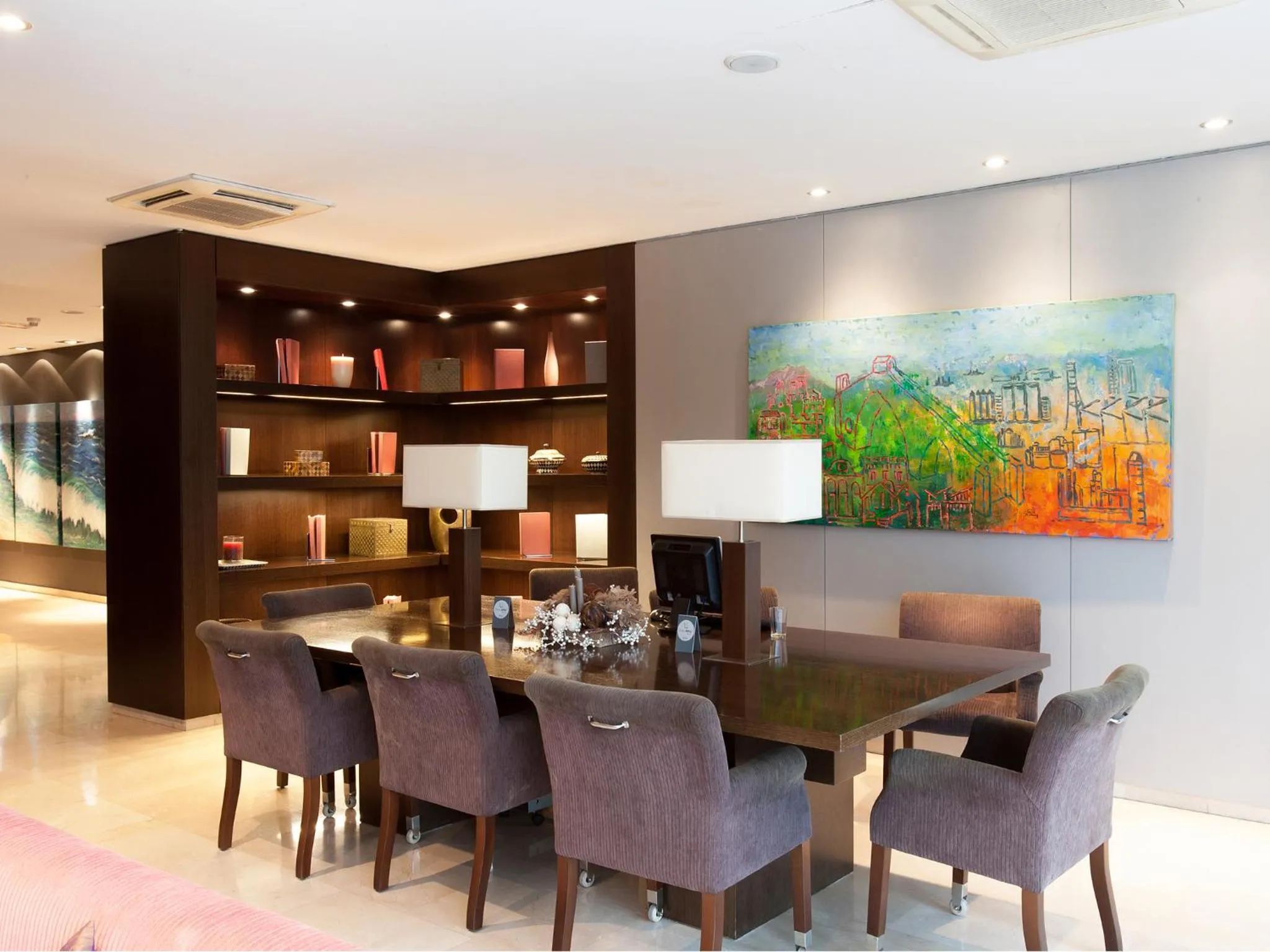 Communal lounge/ TV room in Hotel Ciutat Martorell