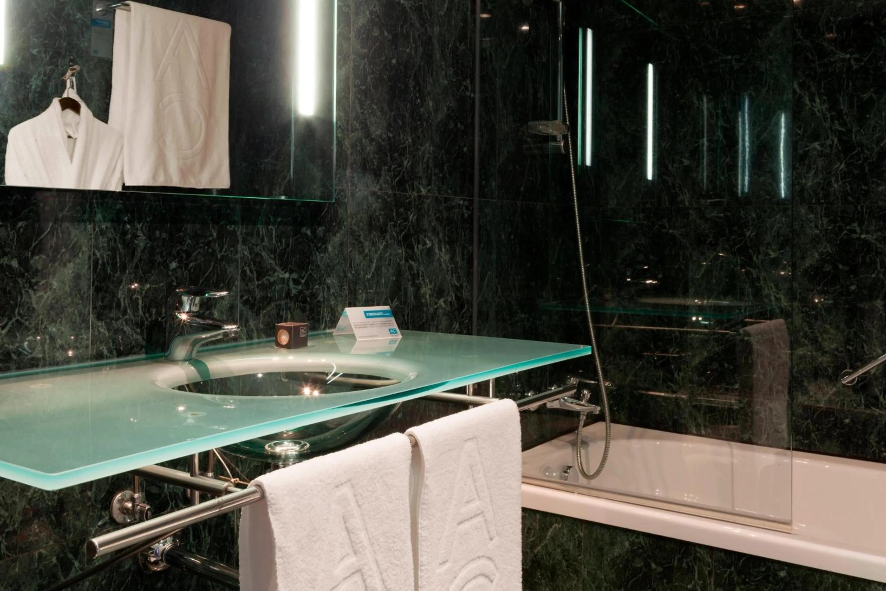 Bathroom in AC Hotel Elda by Marriott