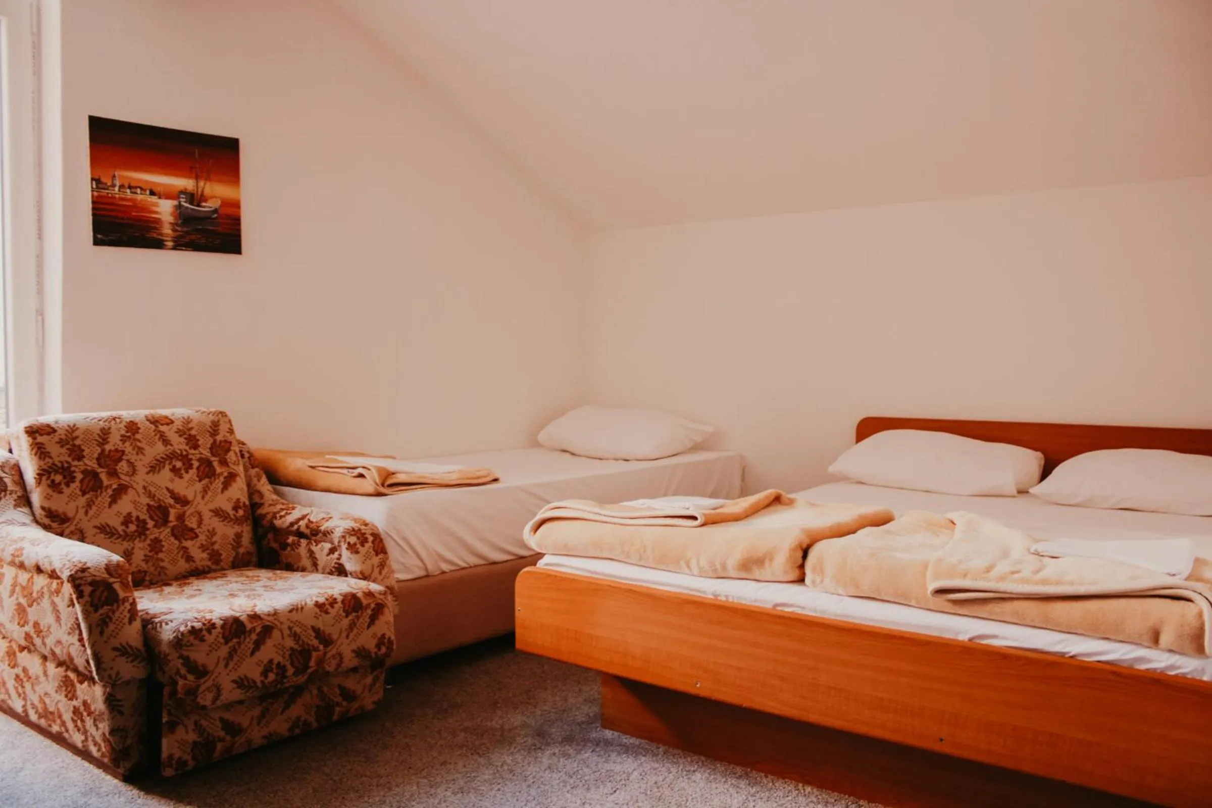 Bed in Hotel Villa Matic