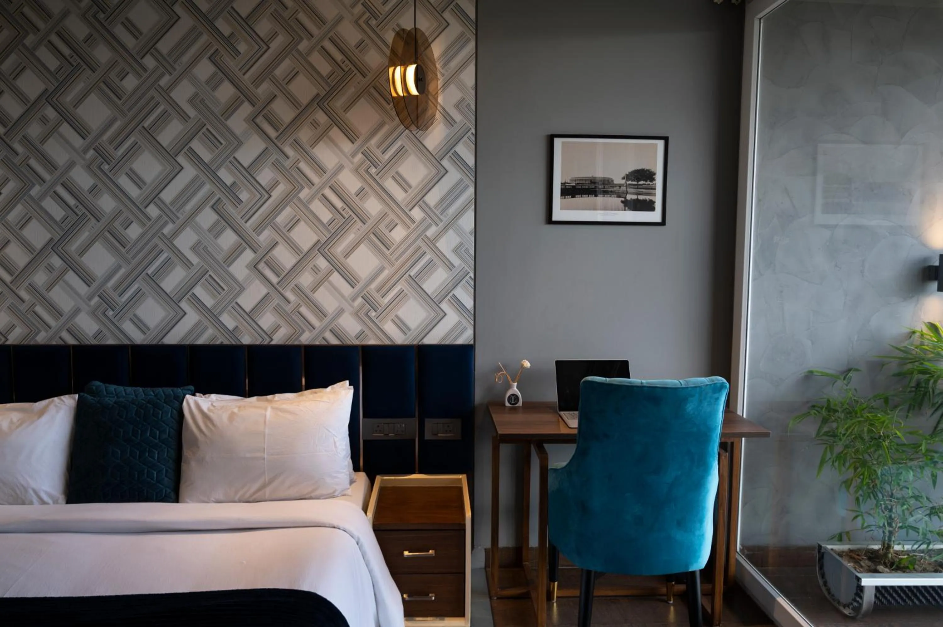 Bedroom, Bed in The Aldott Cyber City