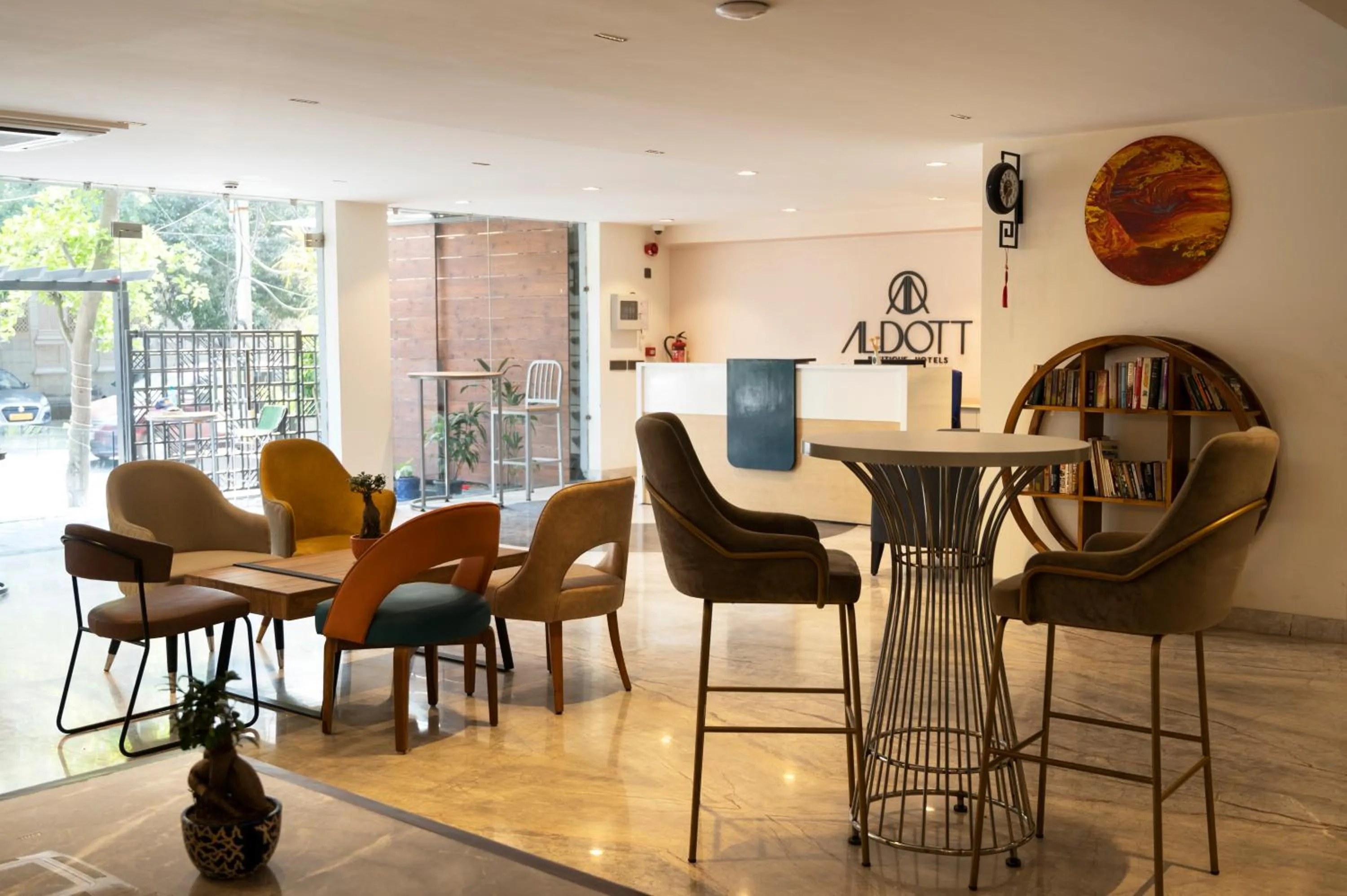 Seating area in The Aldott Cyber City