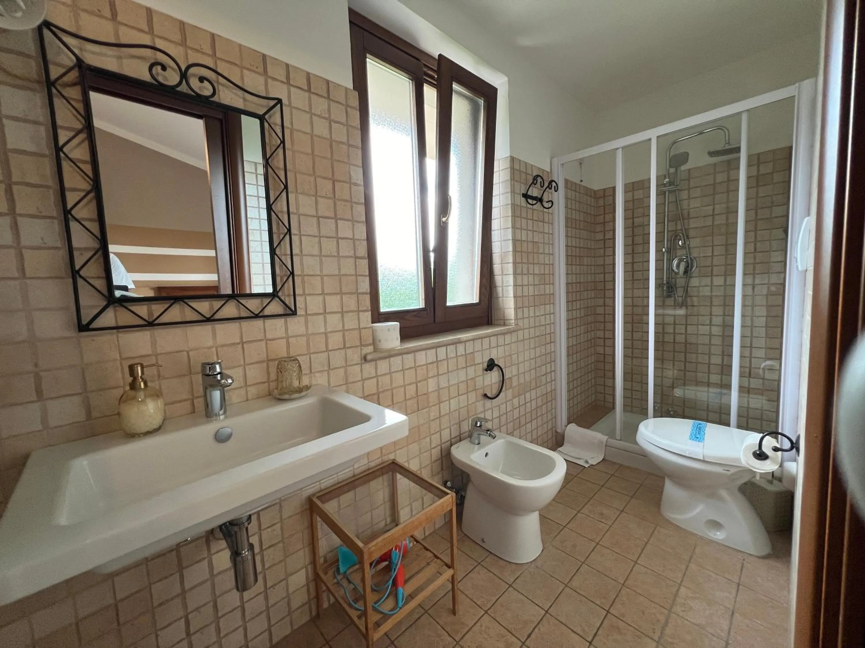 Shower in Bed & Breakfast Le Piagge