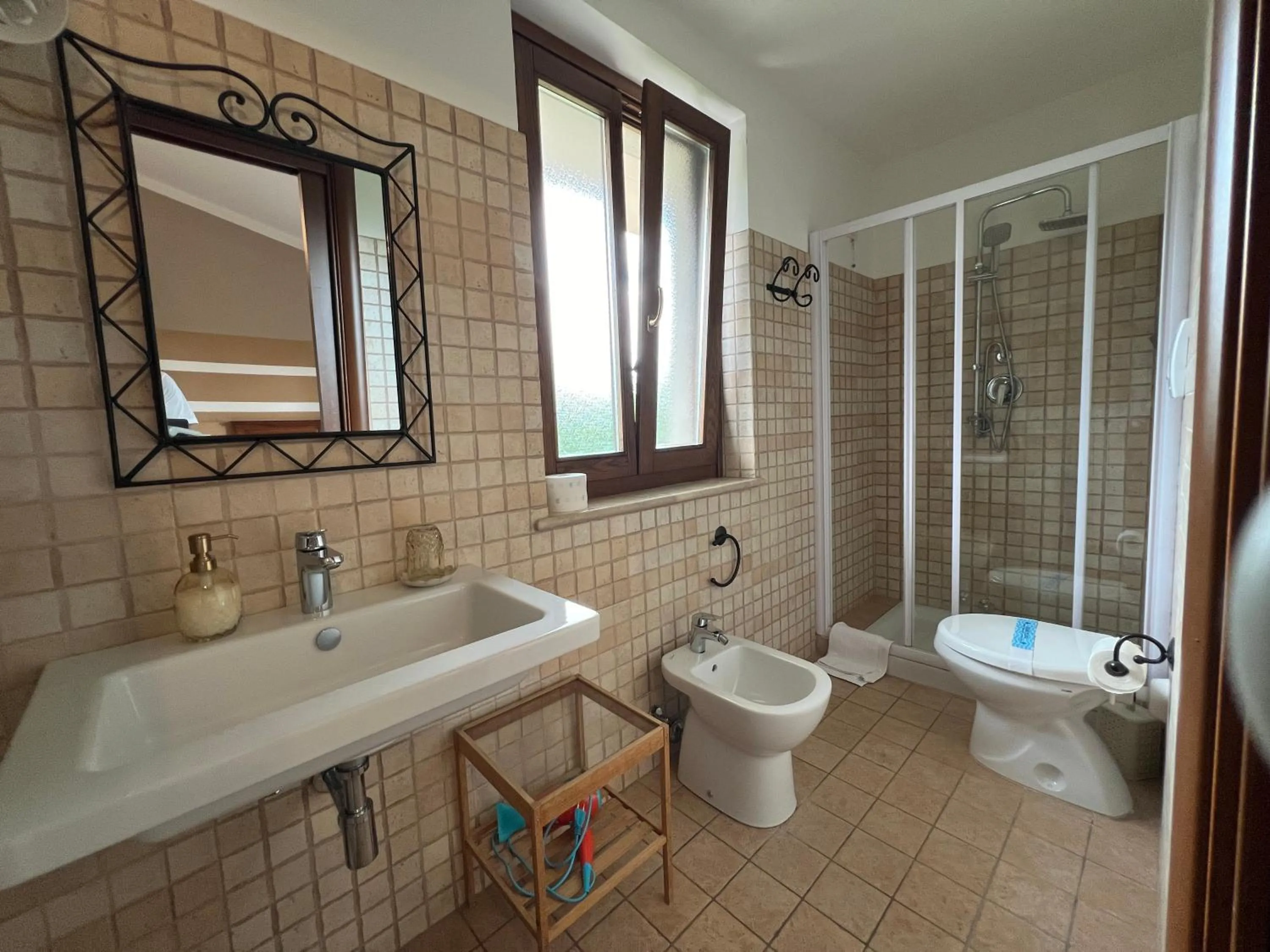 Shower in Bed & Breakfast Le Piagge