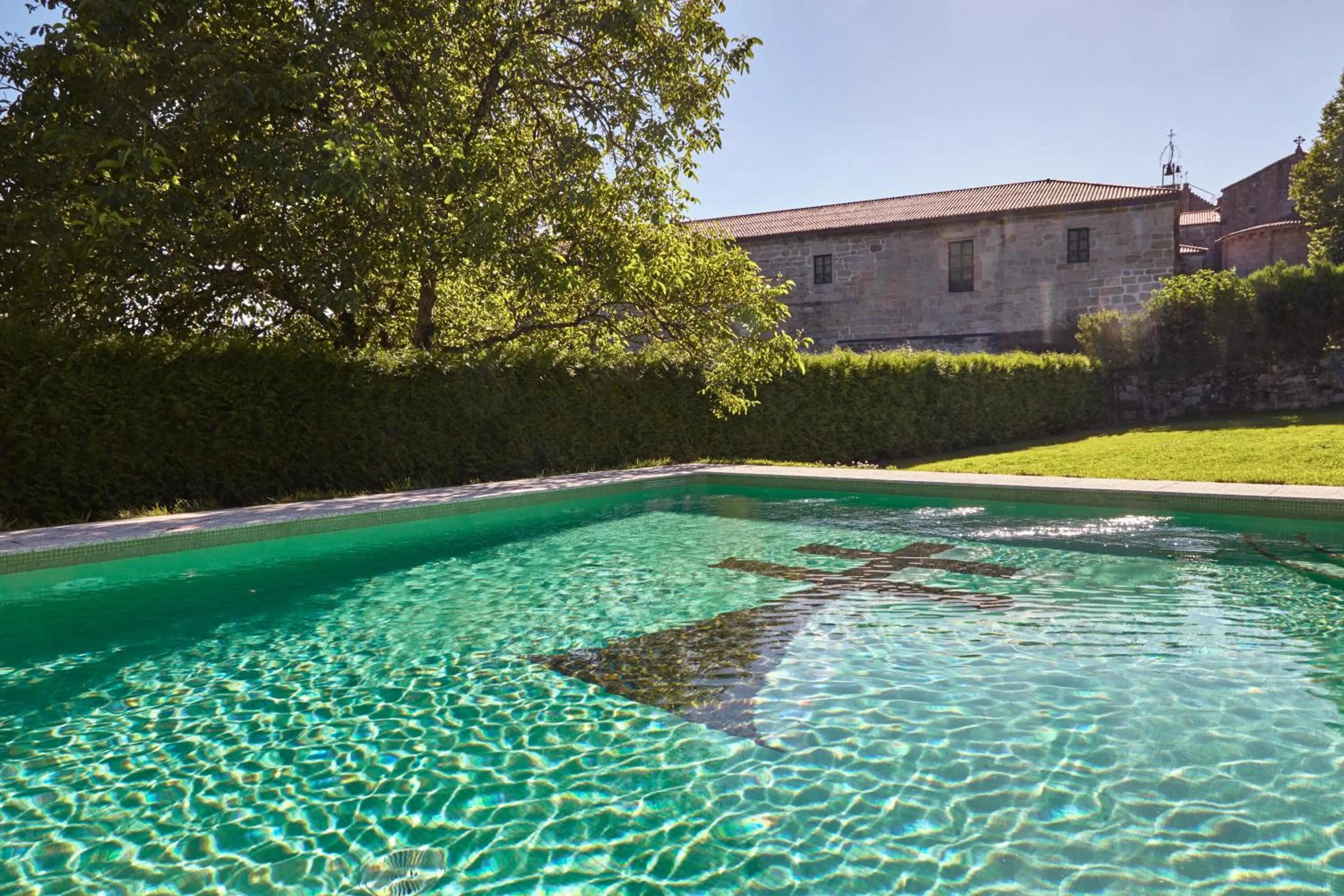 Swimming pool in Eurostars Monumento Monasterio de San Clodio Hotel