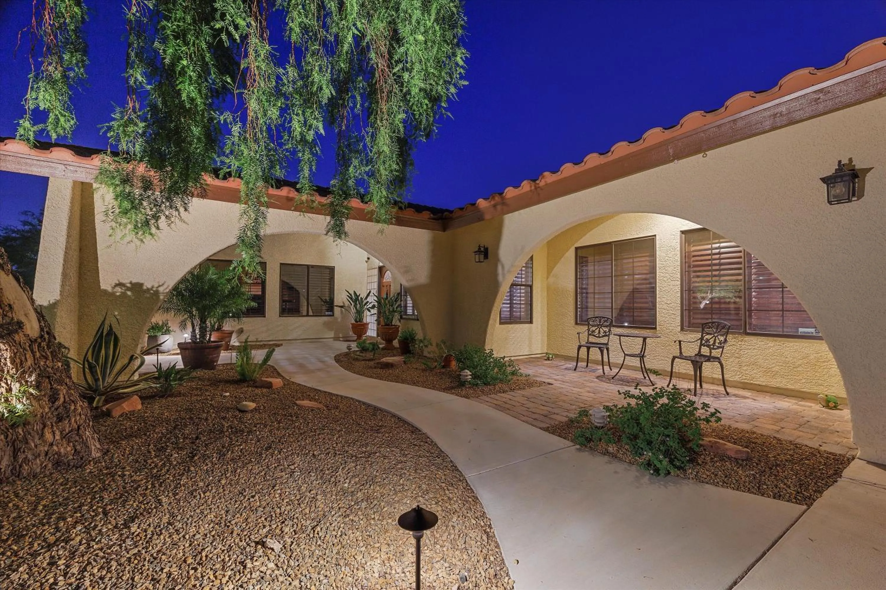 Property building in Luxury villa with pool and spa