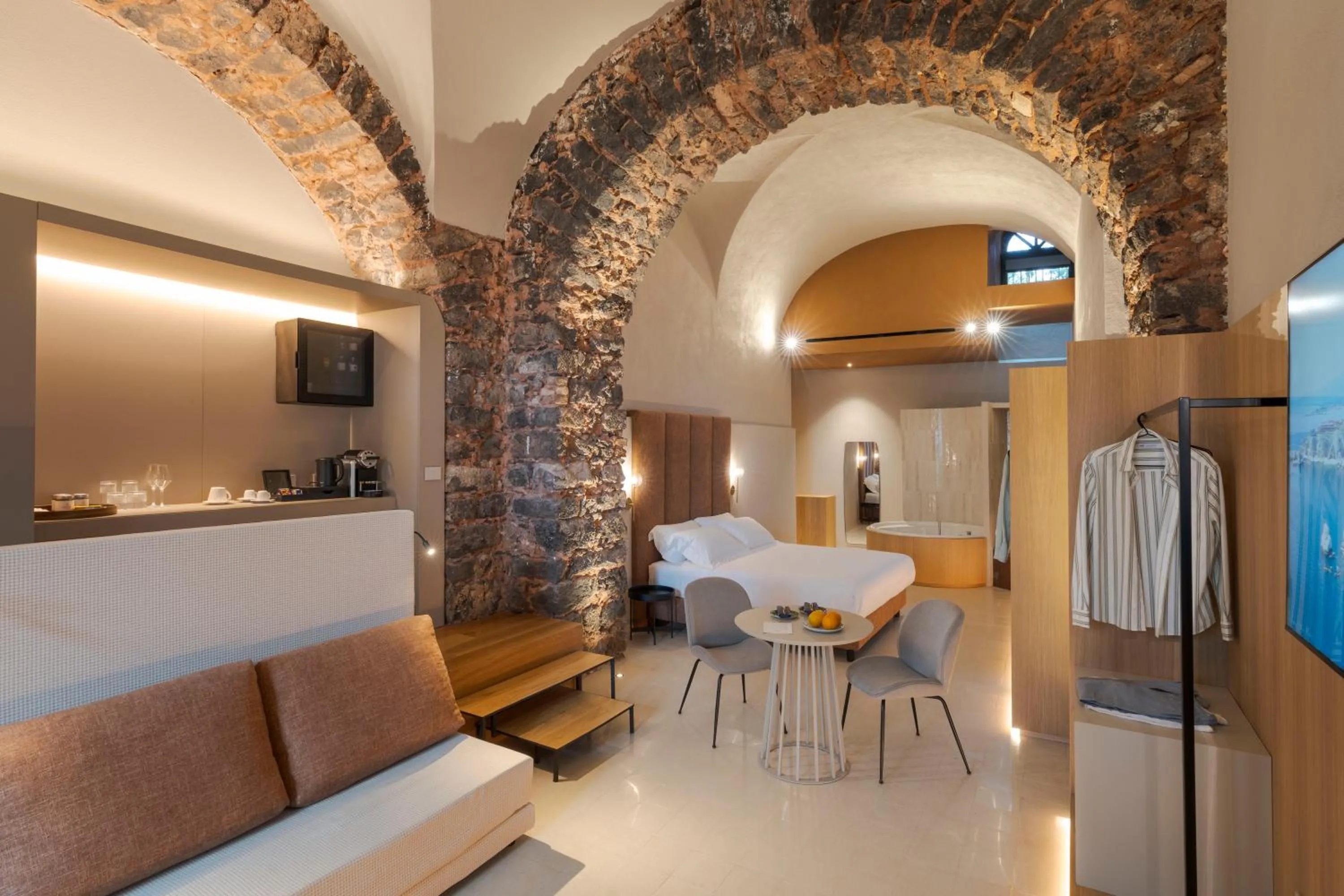 Seating area in BASTIÒ PRIVATE SUITES